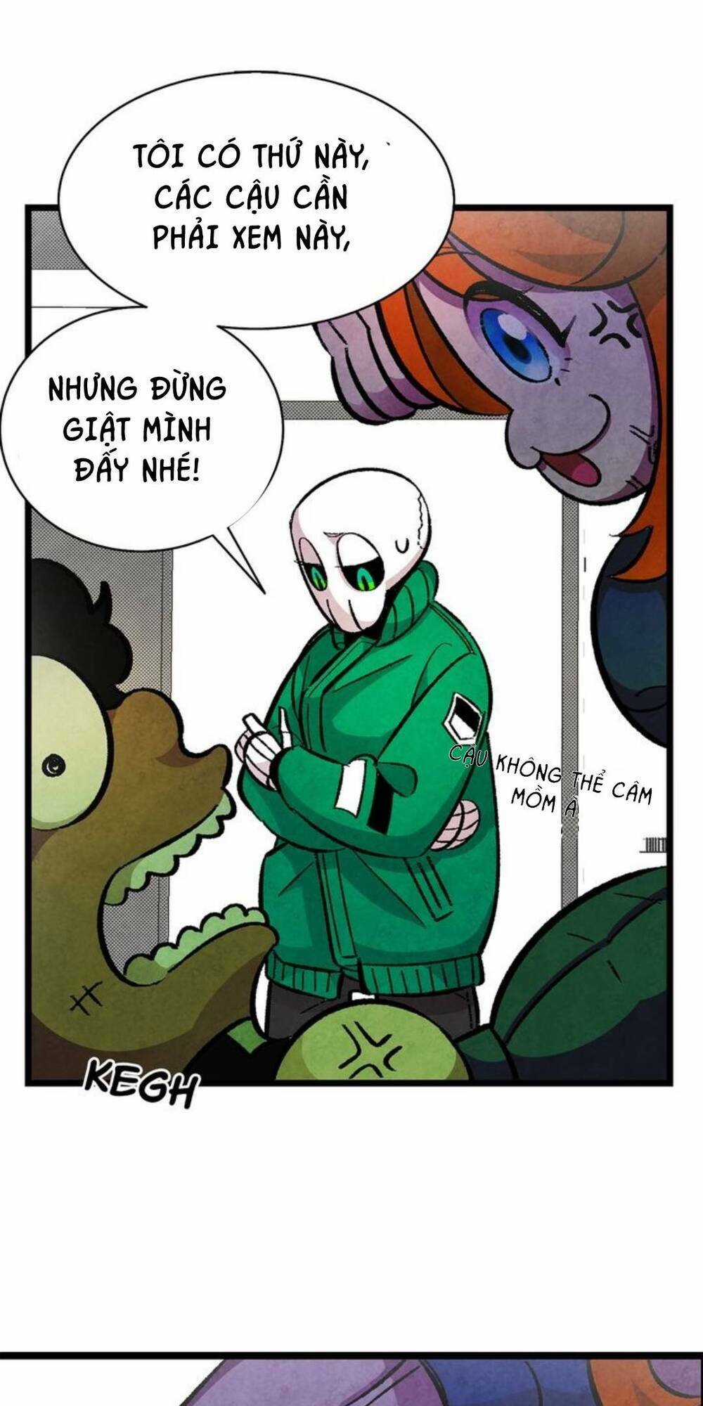 Skeleton Bất Đắt Dĩ Trở Thành Bố Của Bé Mèo Con Chapter 4 trang 36
