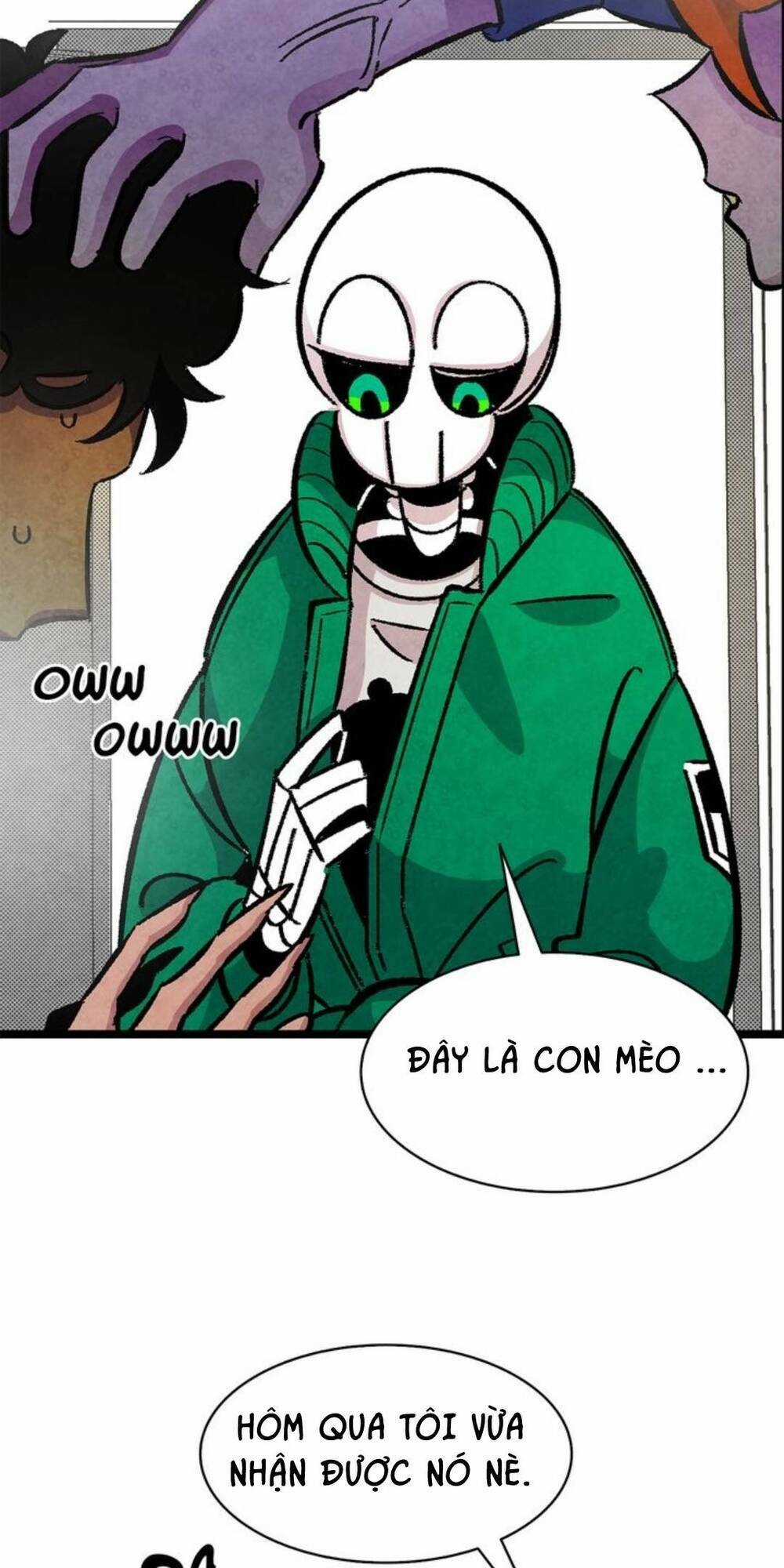Skeleton Bất Đắt Dĩ Trở Thành Bố Của Bé Mèo Con Chapter 4 trang 37