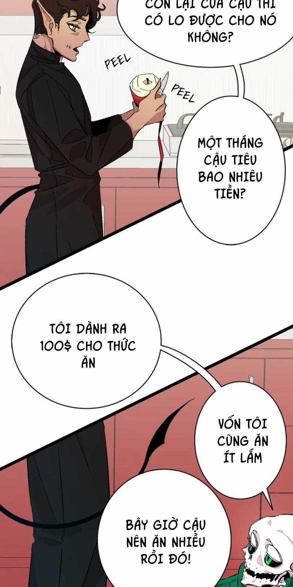 Skeleton Bất Đắt Dĩ Trở Thành Bố Của Bé Mèo Con Chapter 4 trang 43