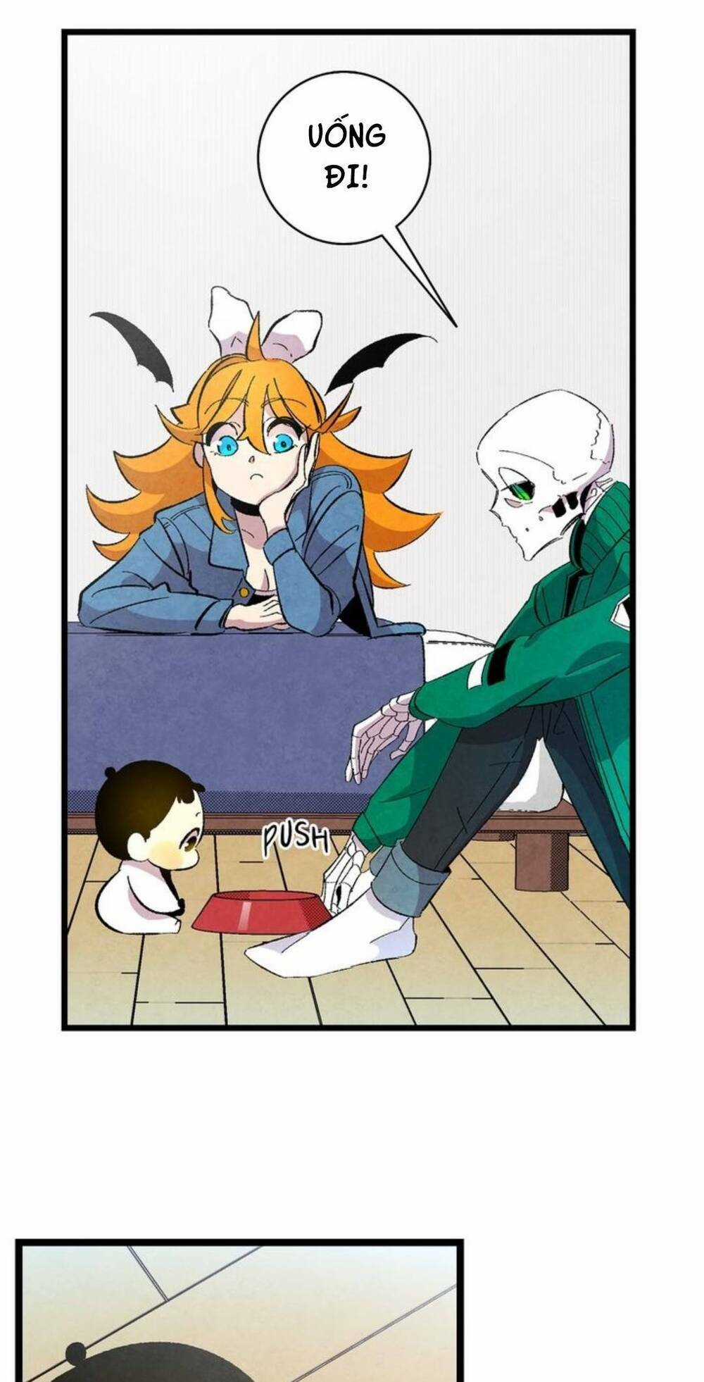 Skeleton Bất Đắt Dĩ Trở Thành Bố Của Bé Mèo Con Chapter 4 trang 48