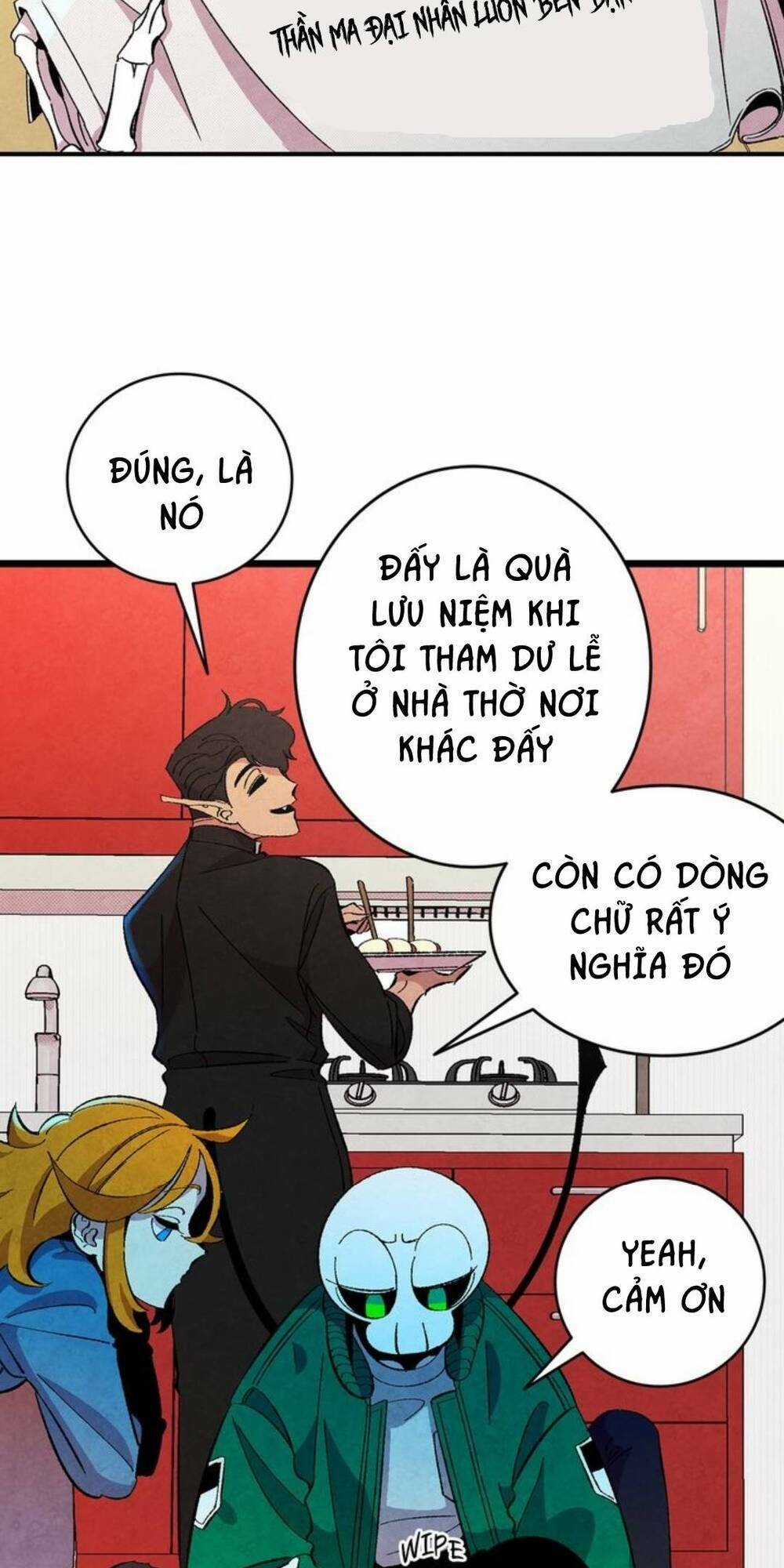 Skeleton Bất Đắt Dĩ Trở Thành Bố Của Bé Mèo Con Chapter 4 trang 54