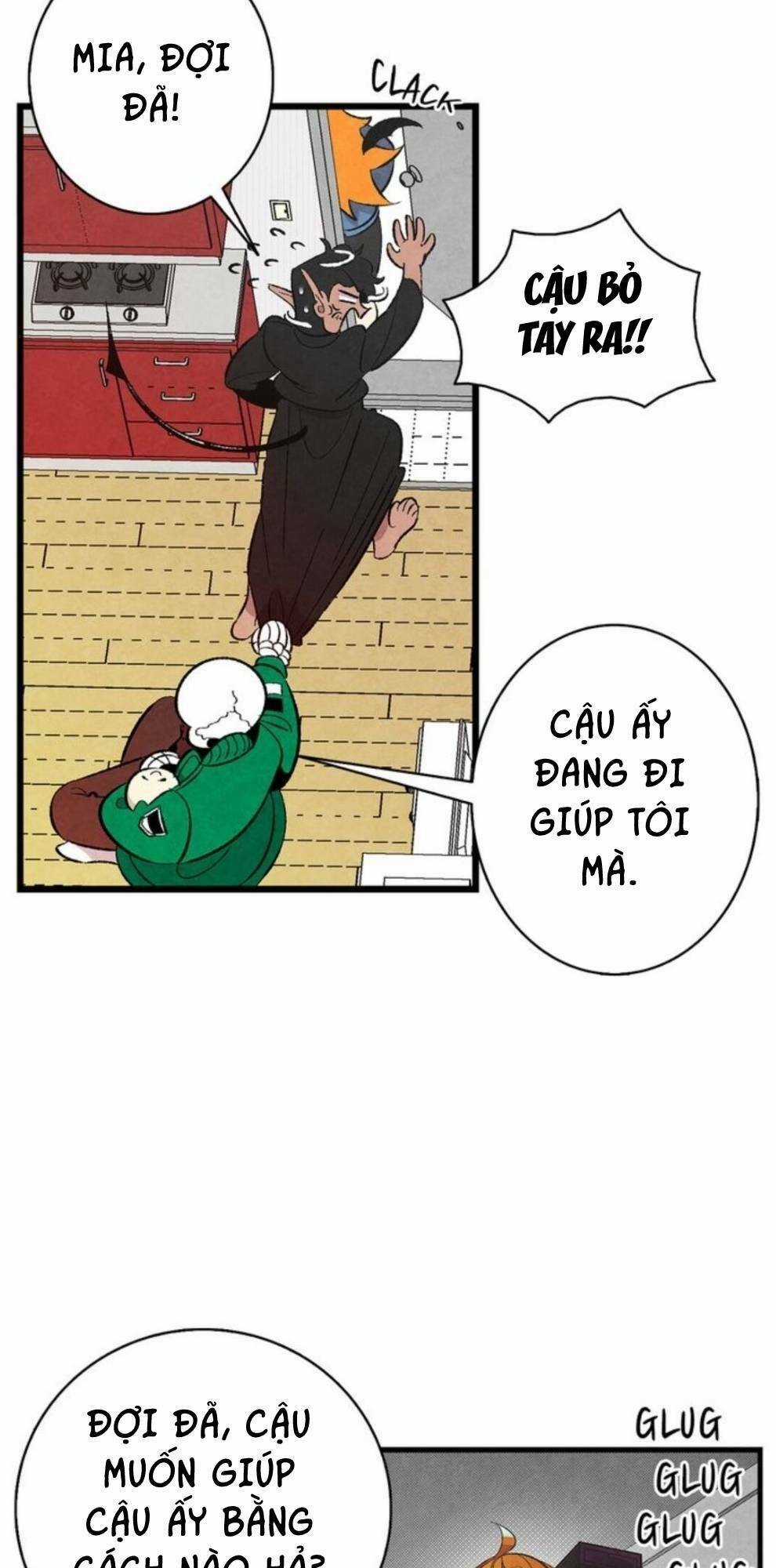 Skeleton Bất Đắt Dĩ Trở Thành Bố Của Bé Mèo Con Chapter 5 trang 10