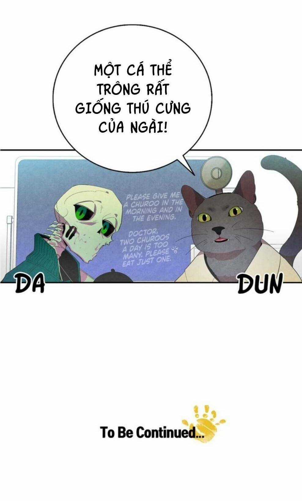 Skeleton Bất Đắt Dĩ Trở Thành Bố Của Bé Mèo Con Chapter 5 trang 43