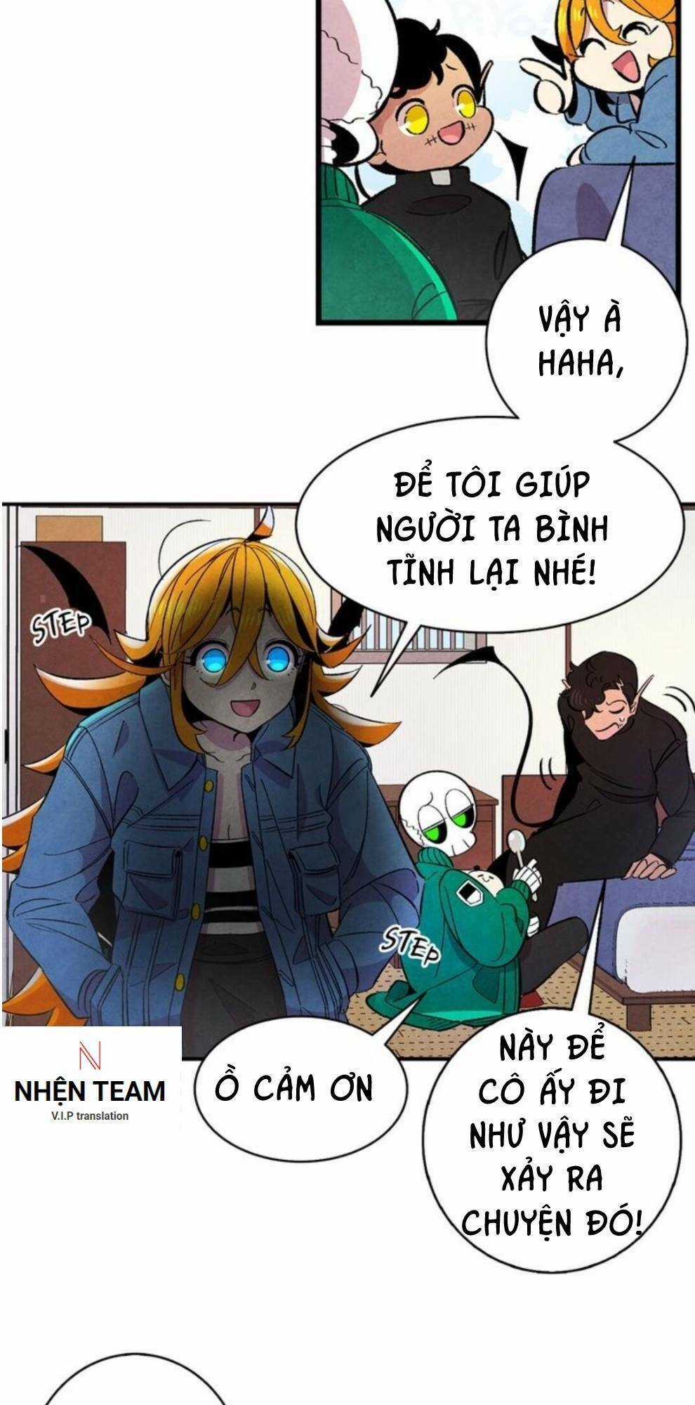 Skeleton Bất Đắt Dĩ Trở Thành Bố Của Bé Mèo Con Chapter 5 trang 9