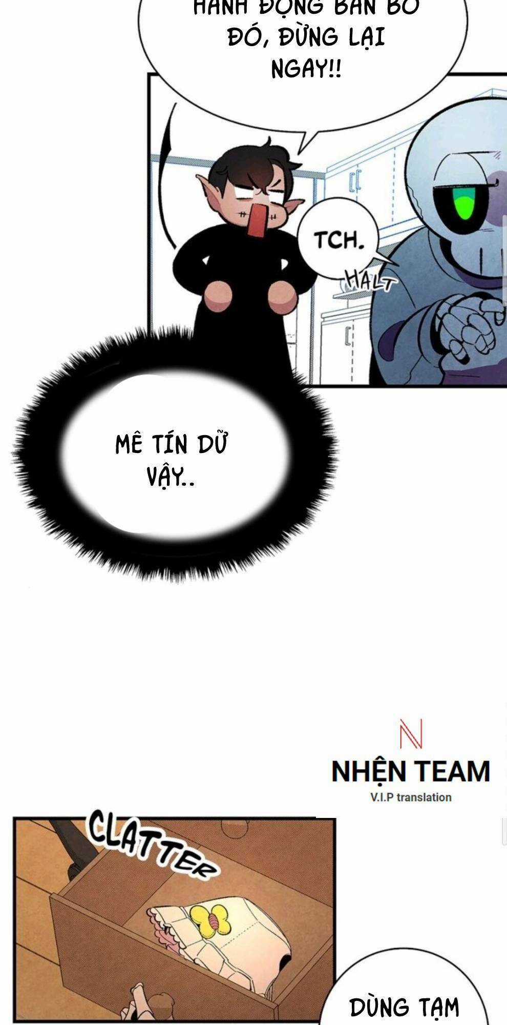 Skeleton Bất Đắt Dĩ Trở Thành Bố Của Bé Mèo Con Chapter 6 trang 27