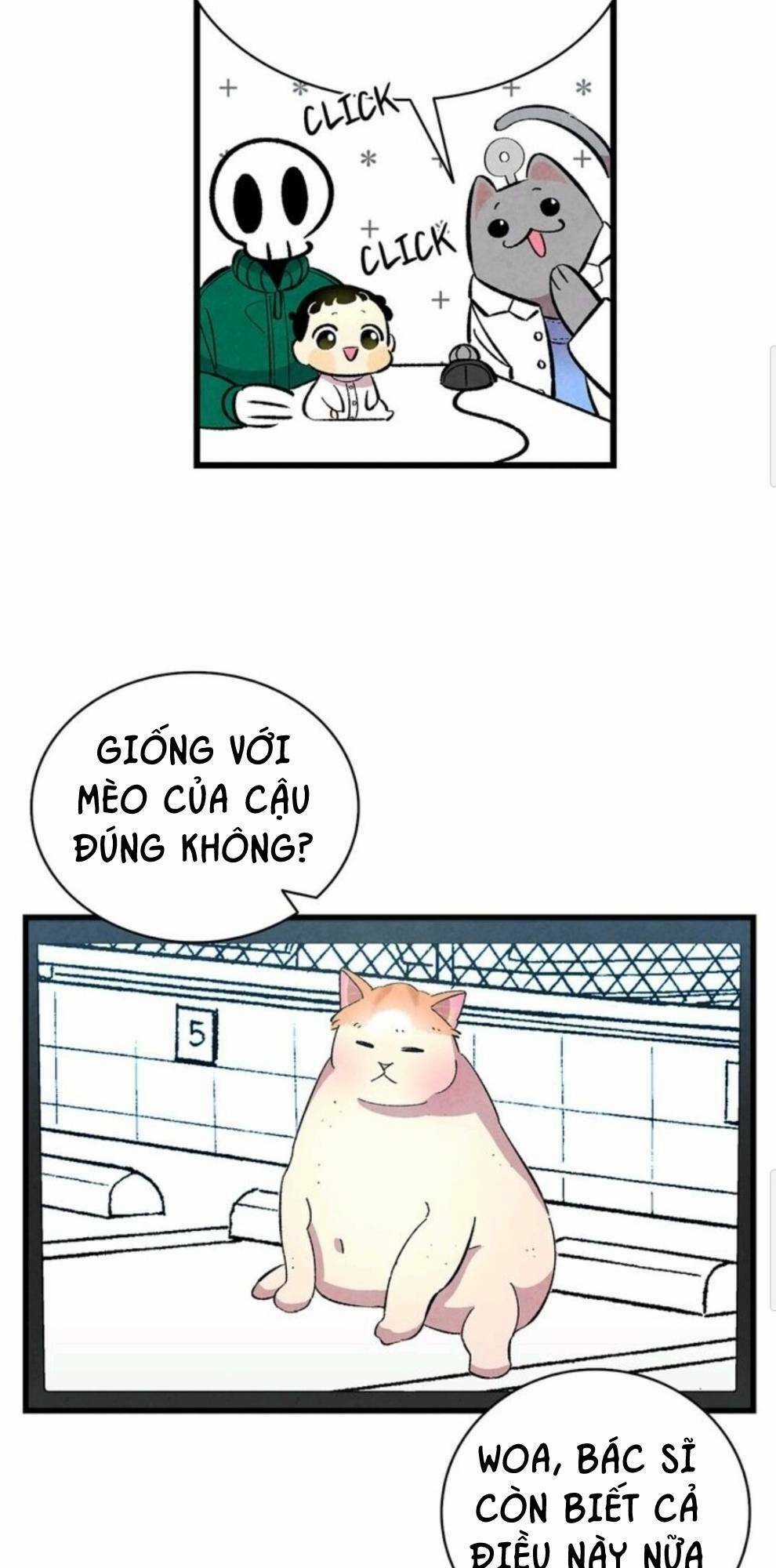 Skeleton Bất Đắt Dĩ Trở Thành Bố Của Bé Mèo Con Chapter 6 trang 5