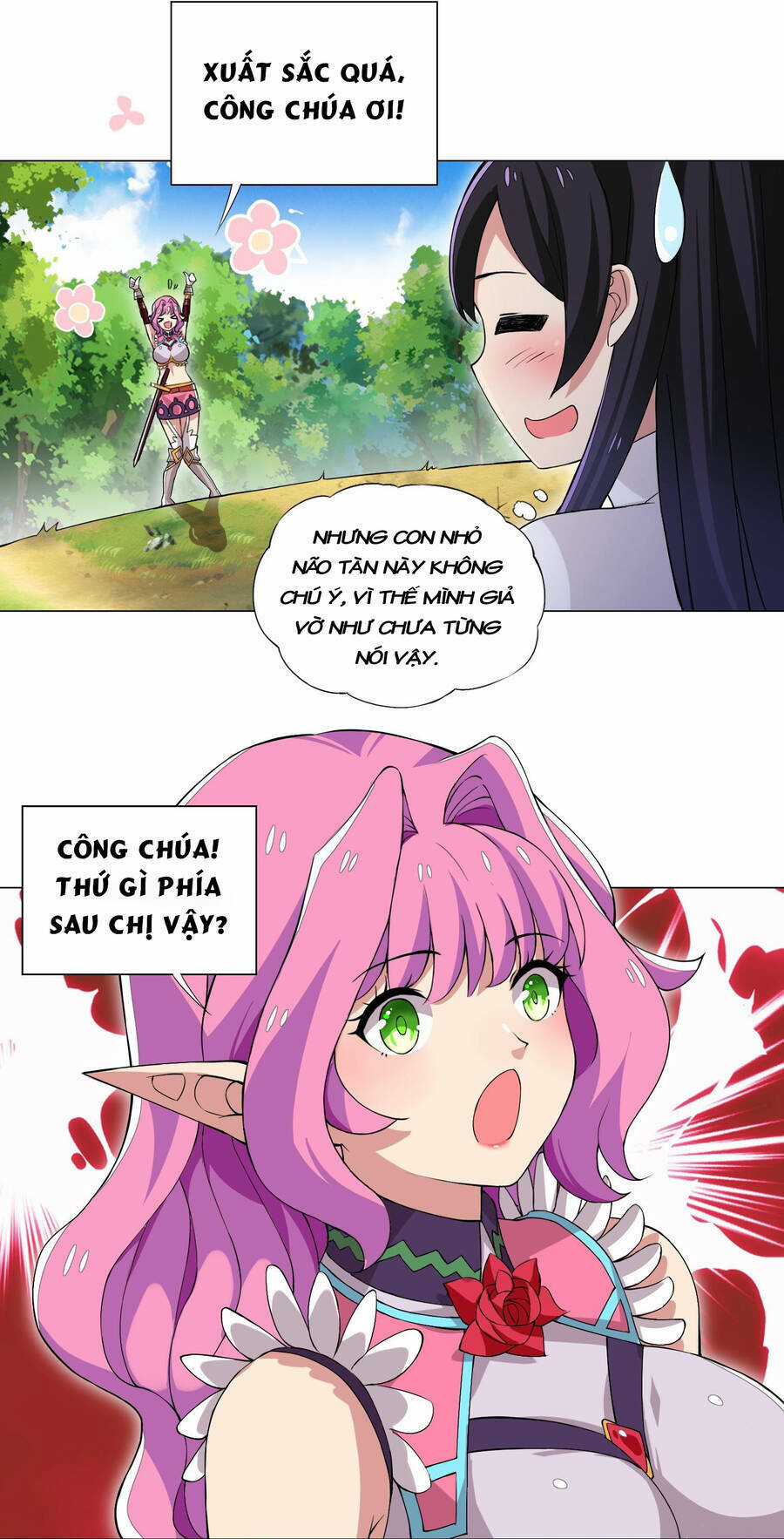 Số Phận Bắt Buộc Tôi Làm Công Chúa Siêu May Mắn Chapter 11 trang 16