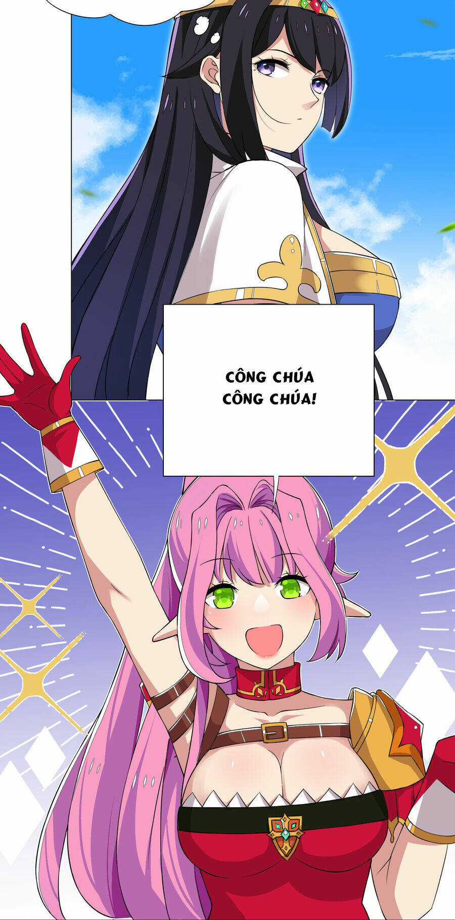 Số Phận Bắt Buộc Tôi Làm Công Chúa Siêu May Mắn Chapter 19 trang 22