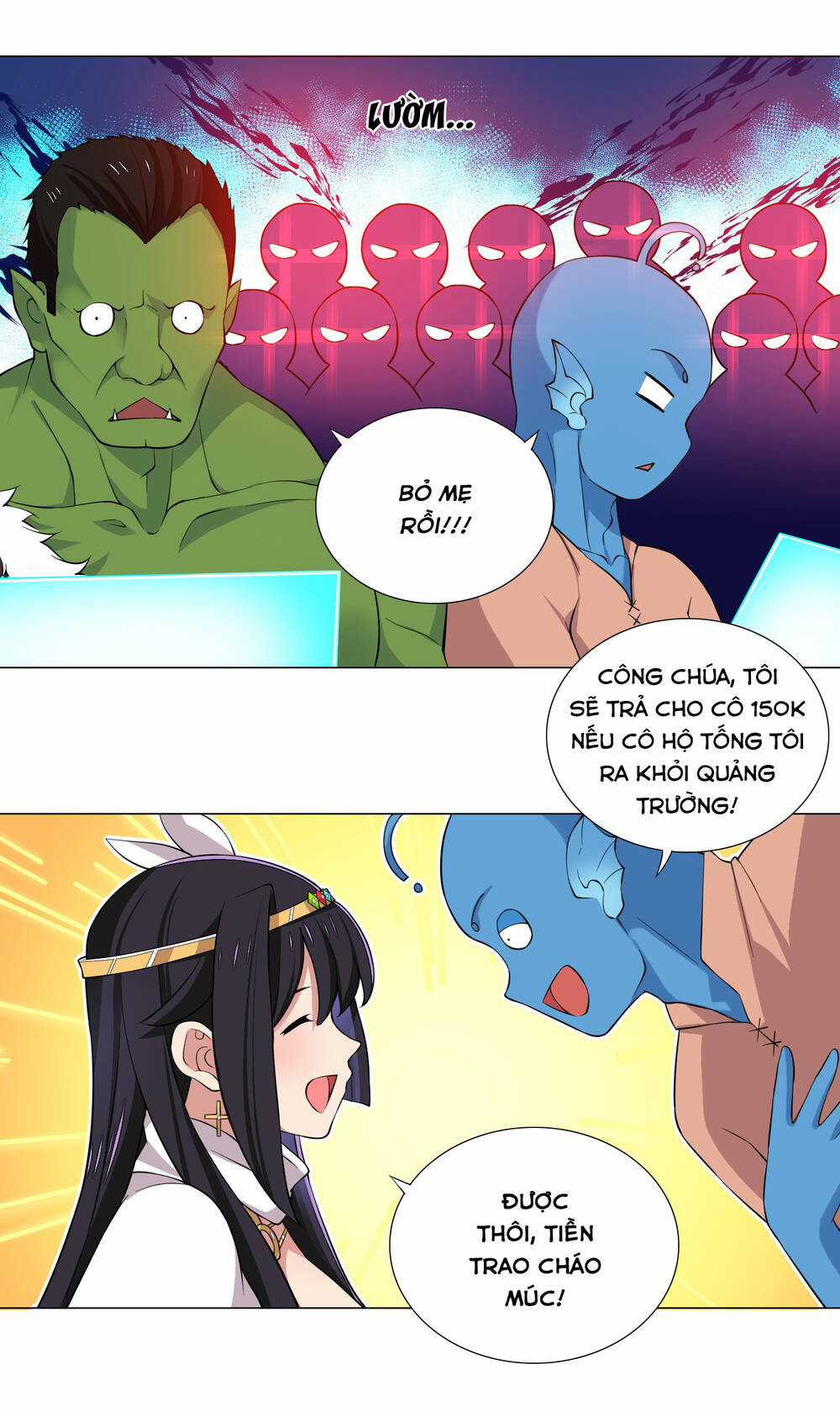 Số Phận Bắt Buộc Tôi Làm Công Chúa Siêu May Mắn Chapter 26 trang 14