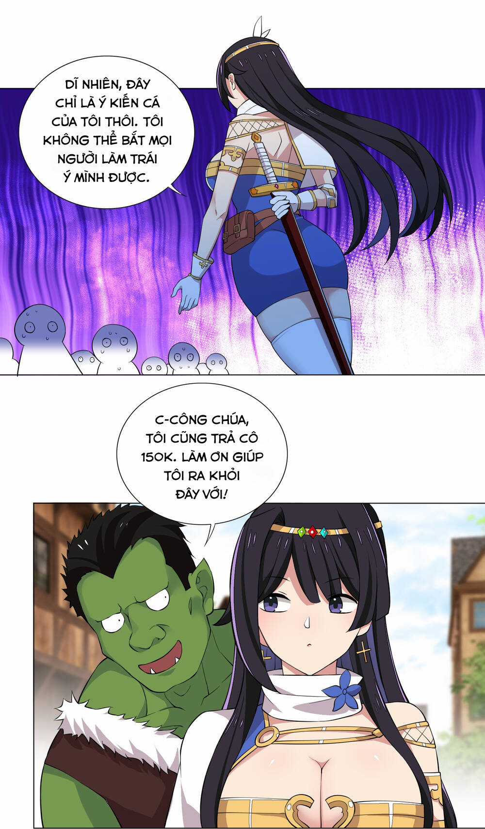 Số Phận Bắt Buộc Tôi Làm Công Chúa Siêu May Mắn Chapter 26 trang 16