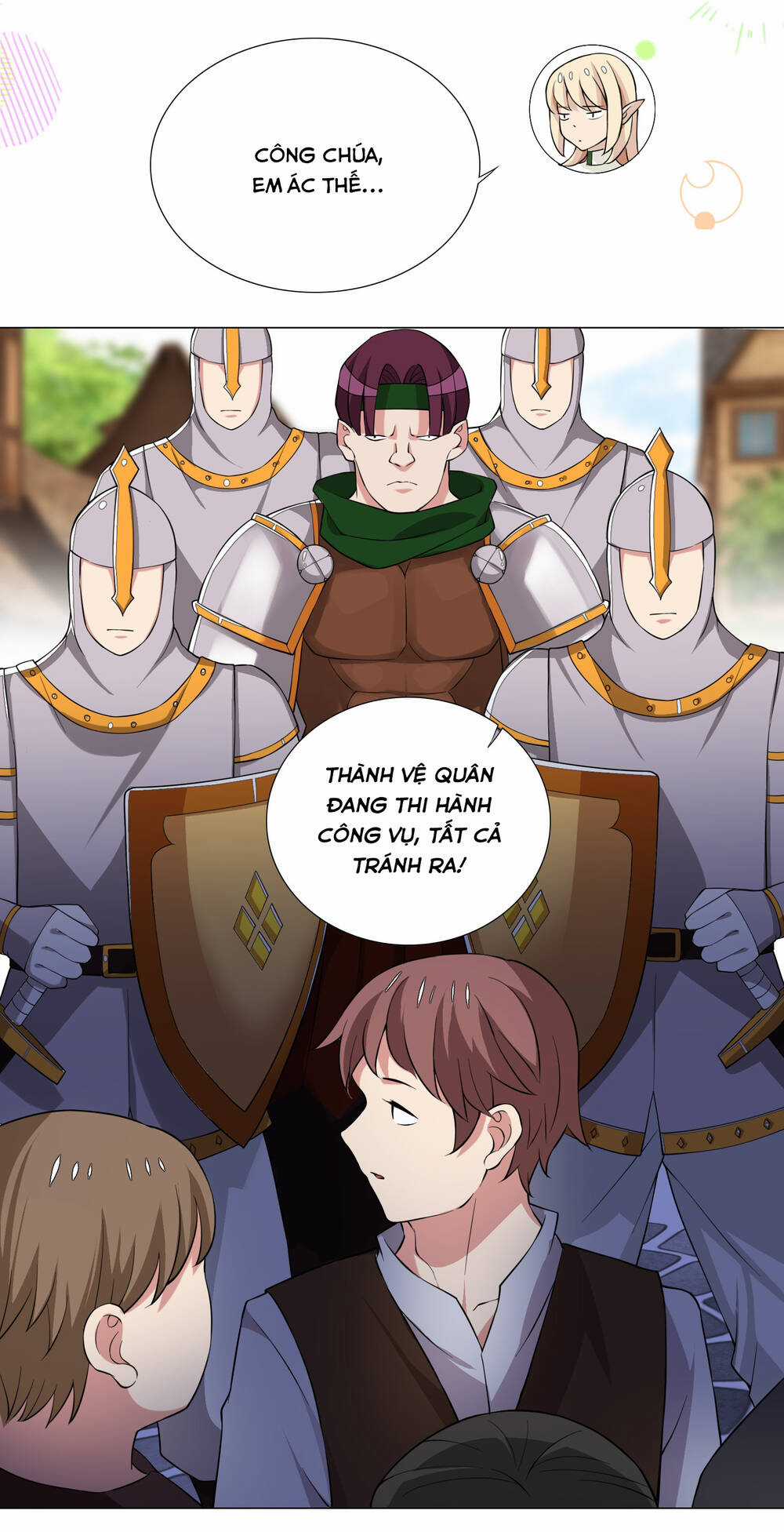 Số Phận Bắt Buộc Tôi Làm Công Chúa Siêu May Mắn Chapter 26 trang 21