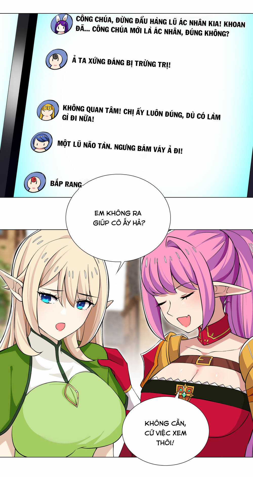 Số Phận Bắt Buộc Tôi Làm Công Chúa Siêu May Mắn Chapter 26 trang 28