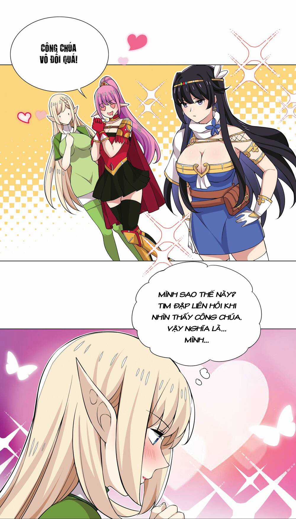 Số Phận Bắt Buộc Tôi Làm Công Chúa Siêu May Mắn Chapter 27 trang 6