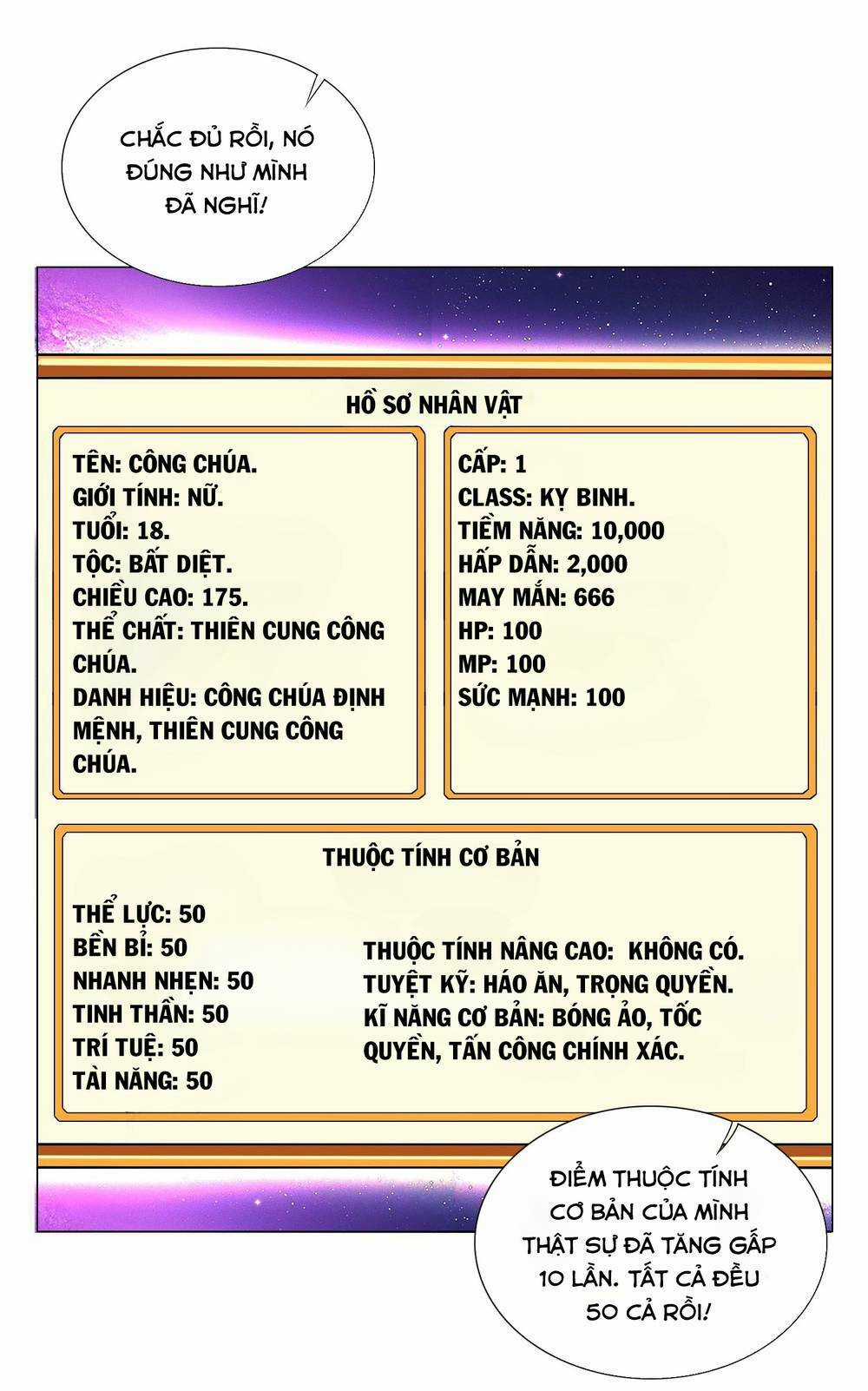 Số Phận Bắt Buộc Tôi Làm Công Chúa Siêu May Mắn Chapter 5 trang 45