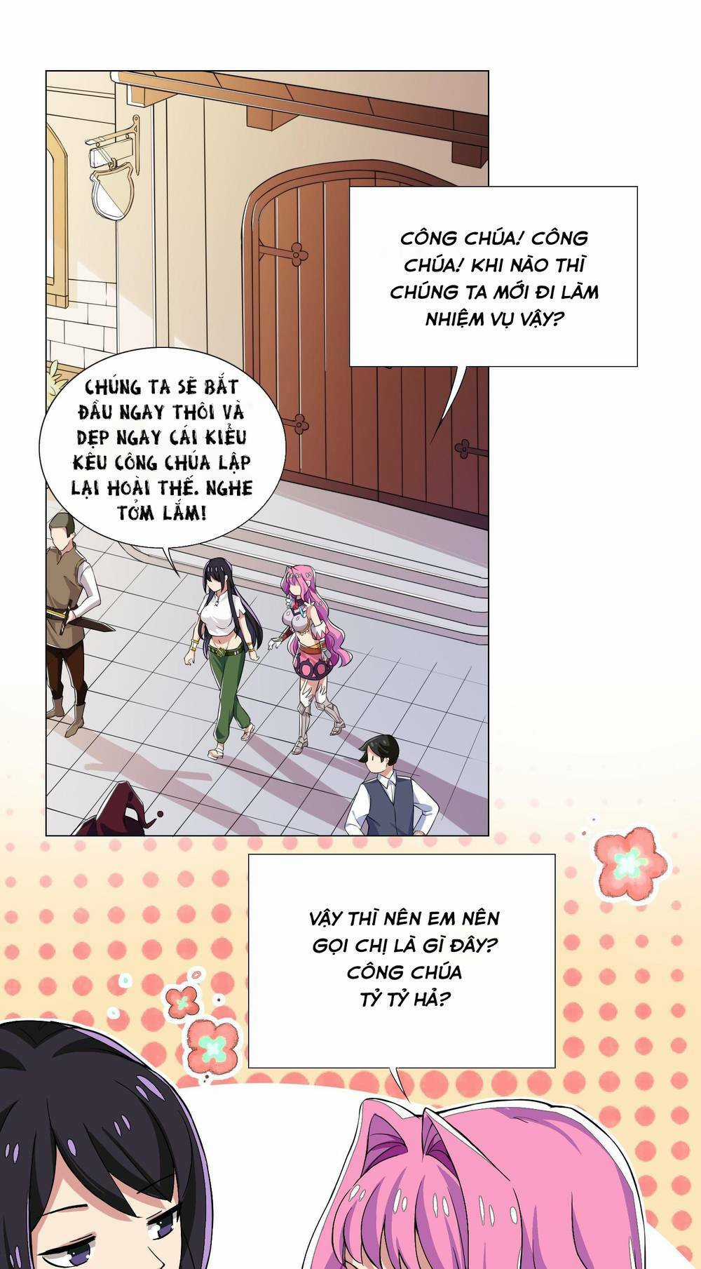 Số Phận Bắt Buộc Tôi Làm Công Chúa Siêu May Mắn Chapter 8 trang 16