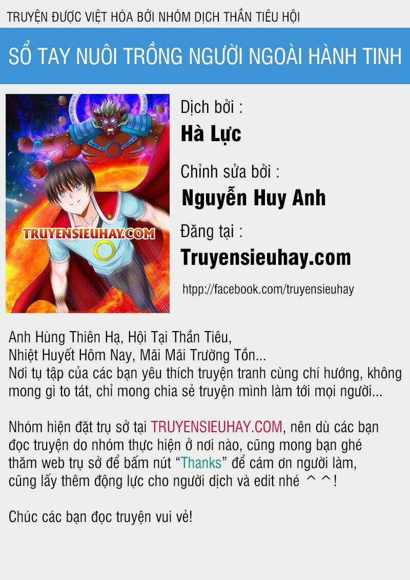 Sổ Tay Nuôi Trồng Người Ngoài Hành Tinh Chapter 13 trang 9