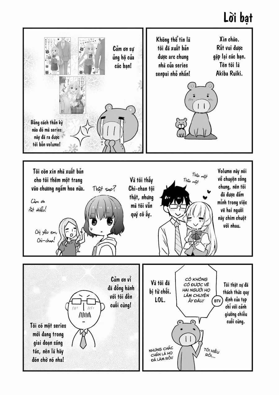 Sống Chung Với Senpai Kiêm Bạn Gái Nhỏ Nhắn Của Tôi Chapter 10.5 trang 11