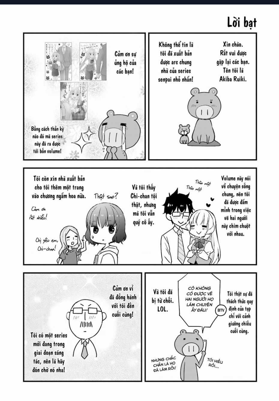 Sống Chung Với Senpai Kiêm Bạn Gái Nhỏ Nhắn Của Tôi Chapter 11 trang 9