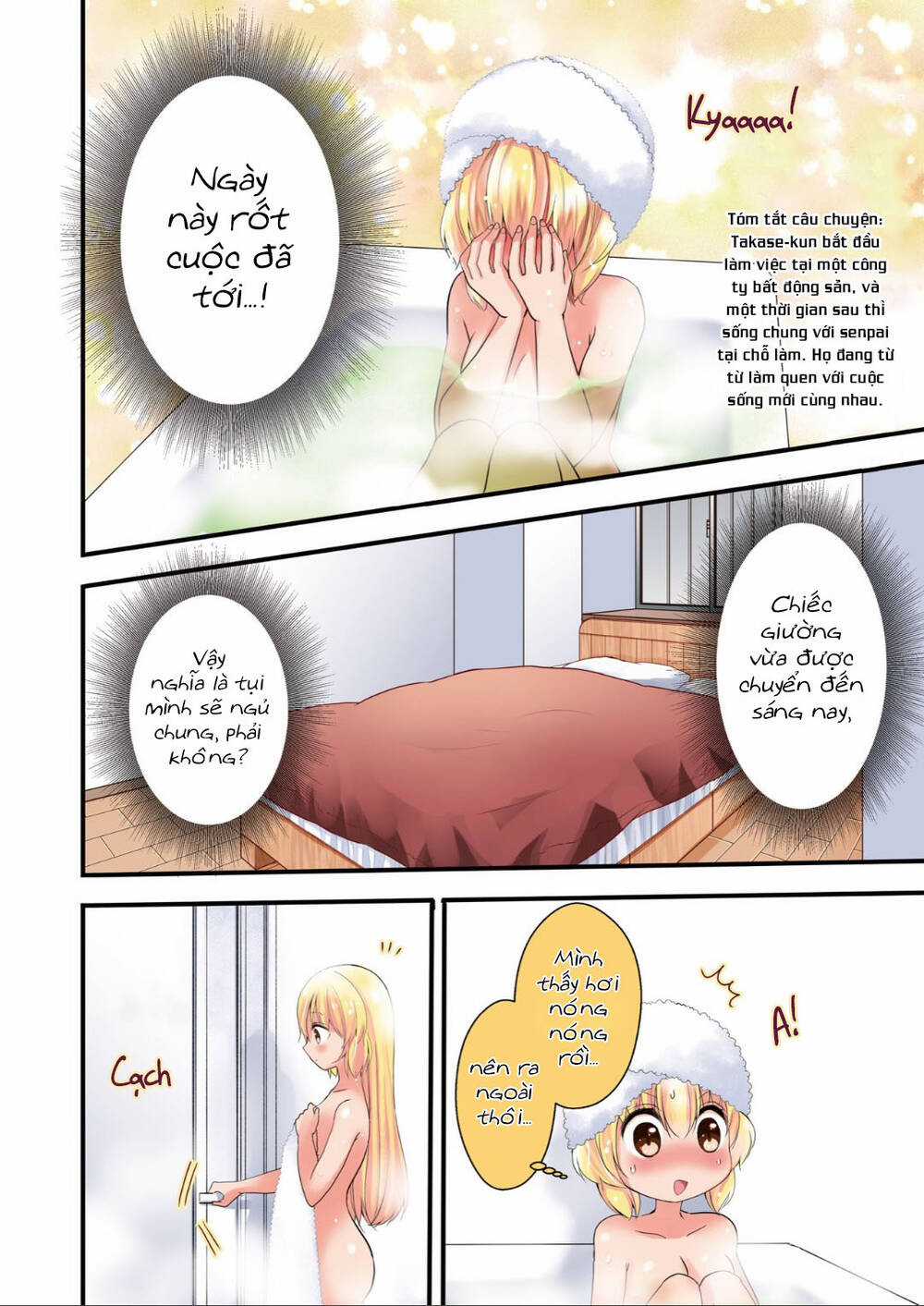 Sống Chung Với Senpai Kiêm Bạn Gái Nhỏ Nhắn Của Tôi Chapter 4 trang 3