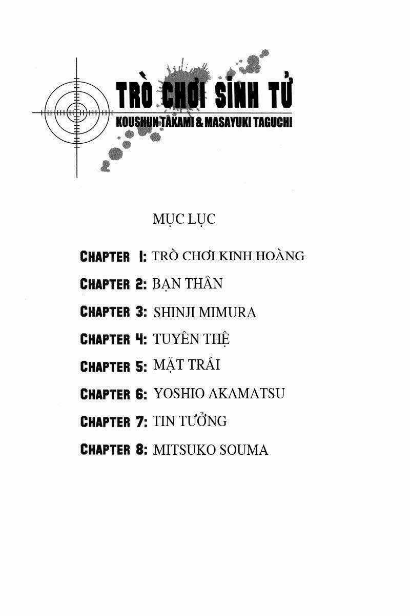 Sống Còn - Trò Chơi Sinh Tử Chapter 1 trang 2
