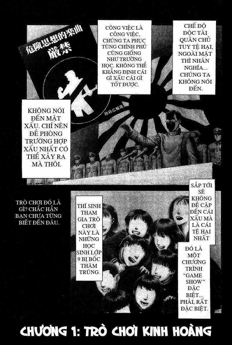 Sống Còn - Trò Chơi Sinh Tử Chapter 1 trang 4