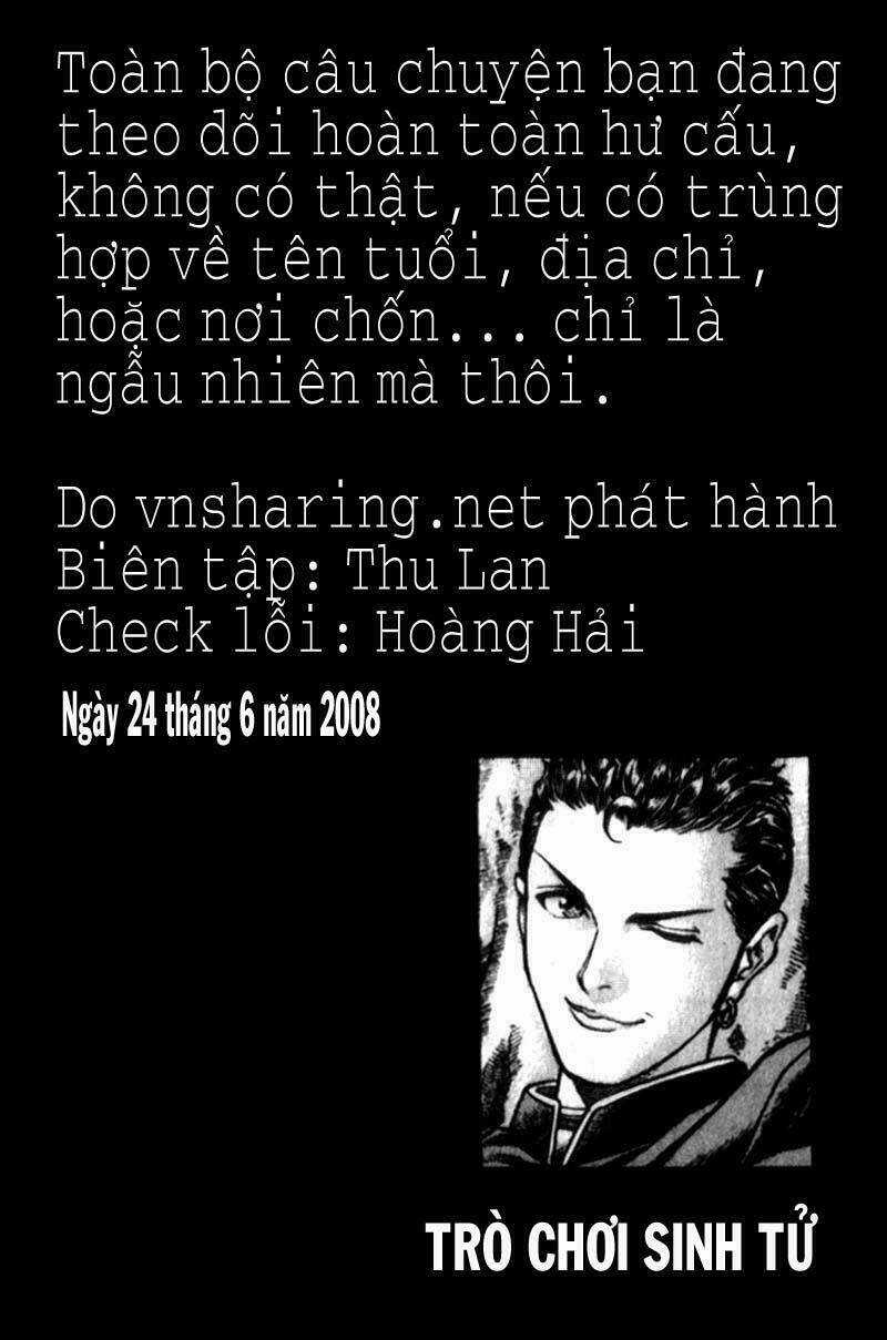Sống Còn - Trò Chơi Sinh Tử Chapter 20 trang 1