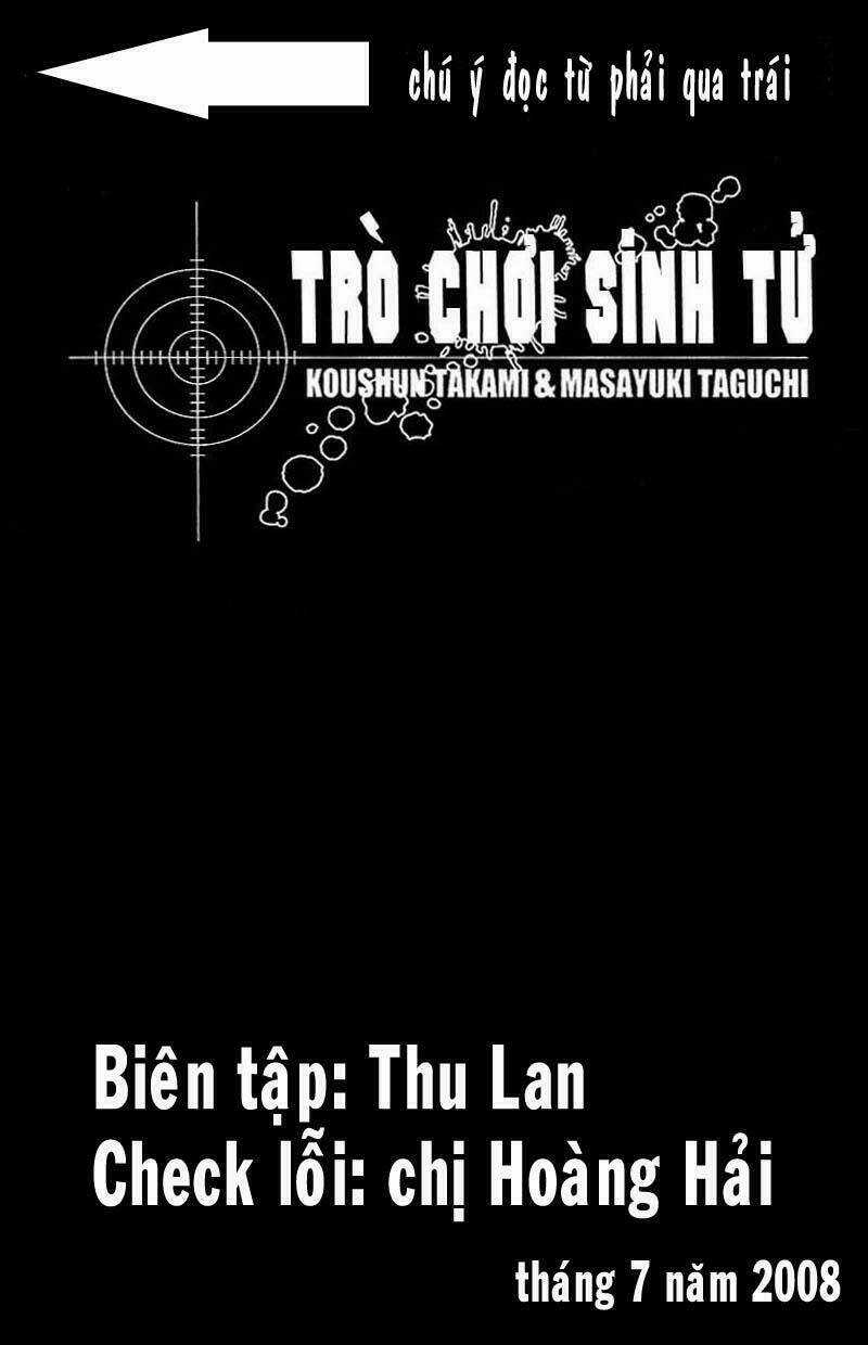 Sống Còn - Trò Chơi Sinh Tử Chapter 25 trang 1