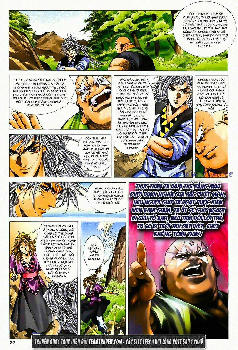 Song Hùng Kỳ Hiệp Chapter 187 trang 26