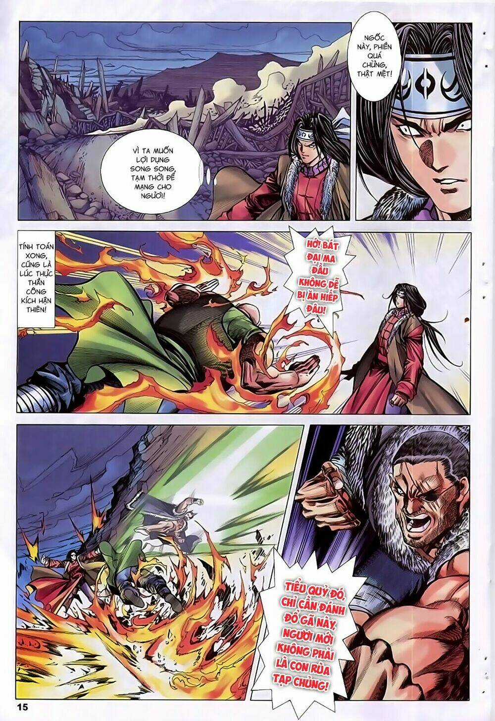 Song Hùng Kỳ Hiệp Chapter 222 trang 13