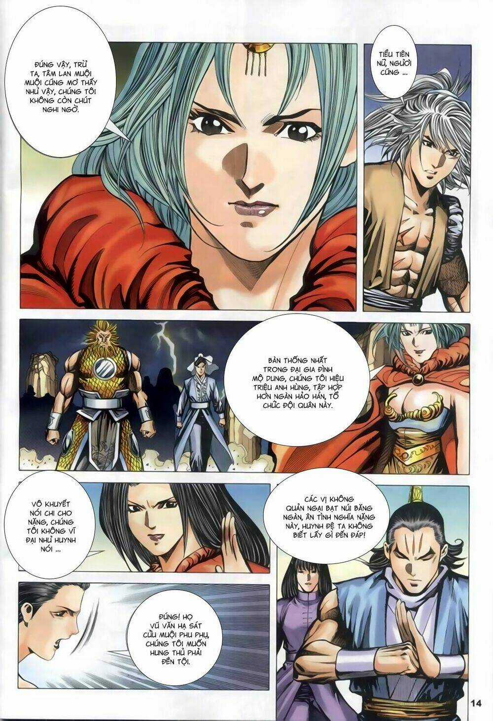 Song Hùng Kỳ Hiệp Chapter 257 trang 13