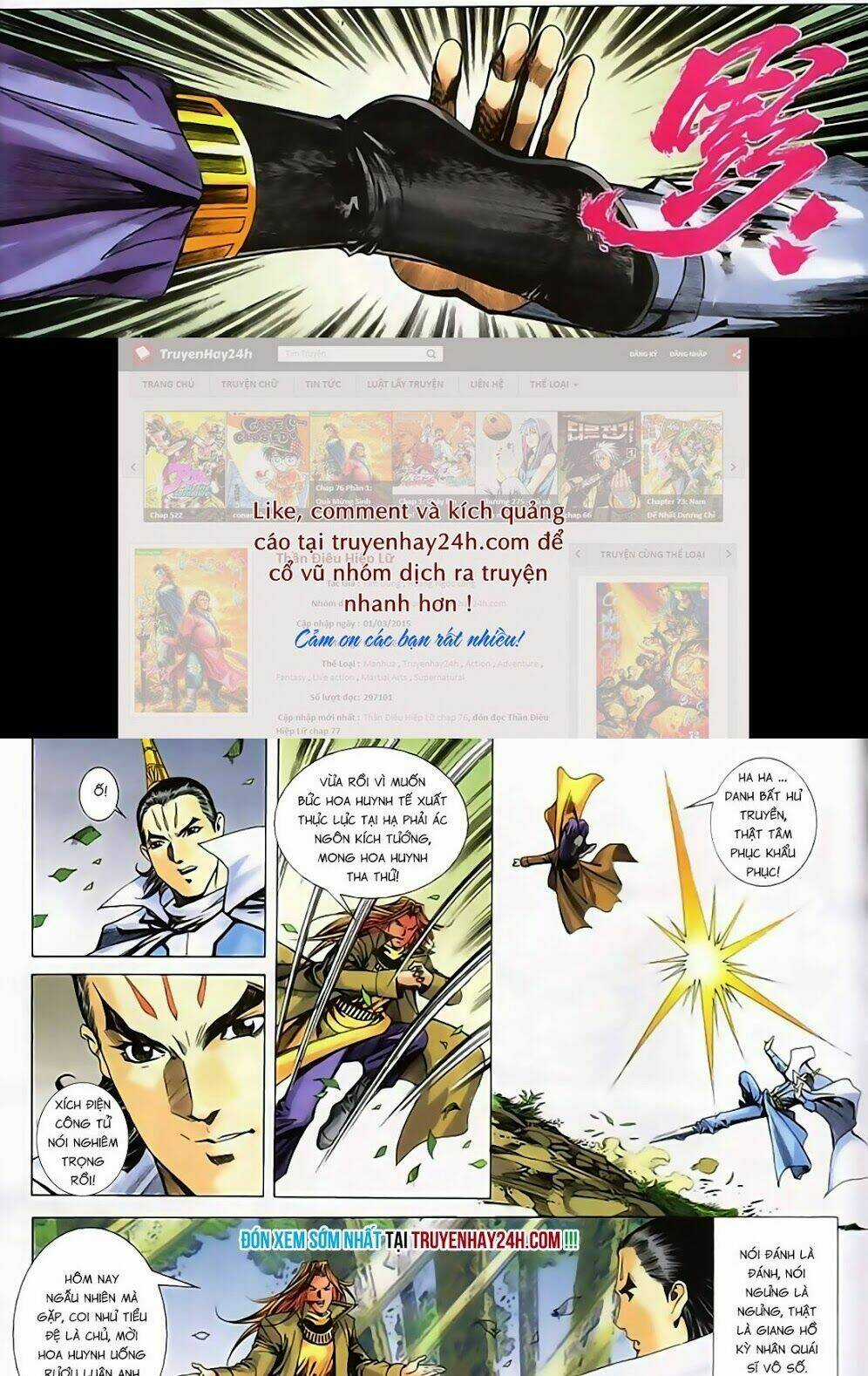 Song Hùng Kỳ Hiệp Chapter 263.5 trang 10