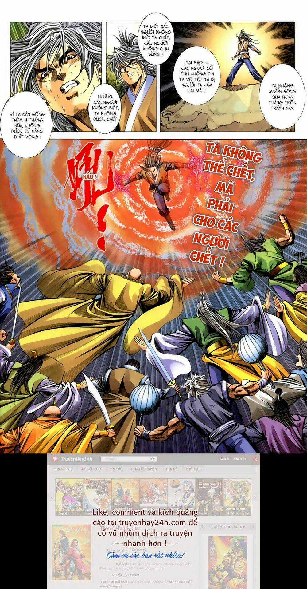 Song Hùng Kỳ Hiệp Chapter 268.5 trang 10