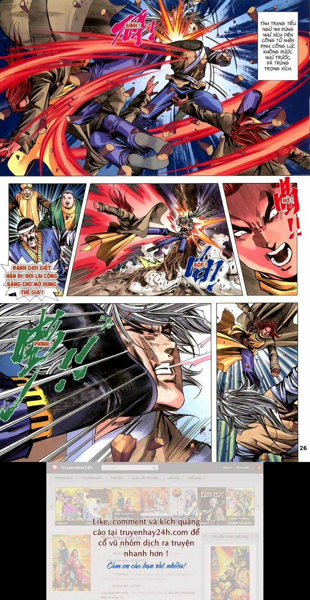 Song Hùng Kỳ Hiệp Chapter 269.5 trang 10