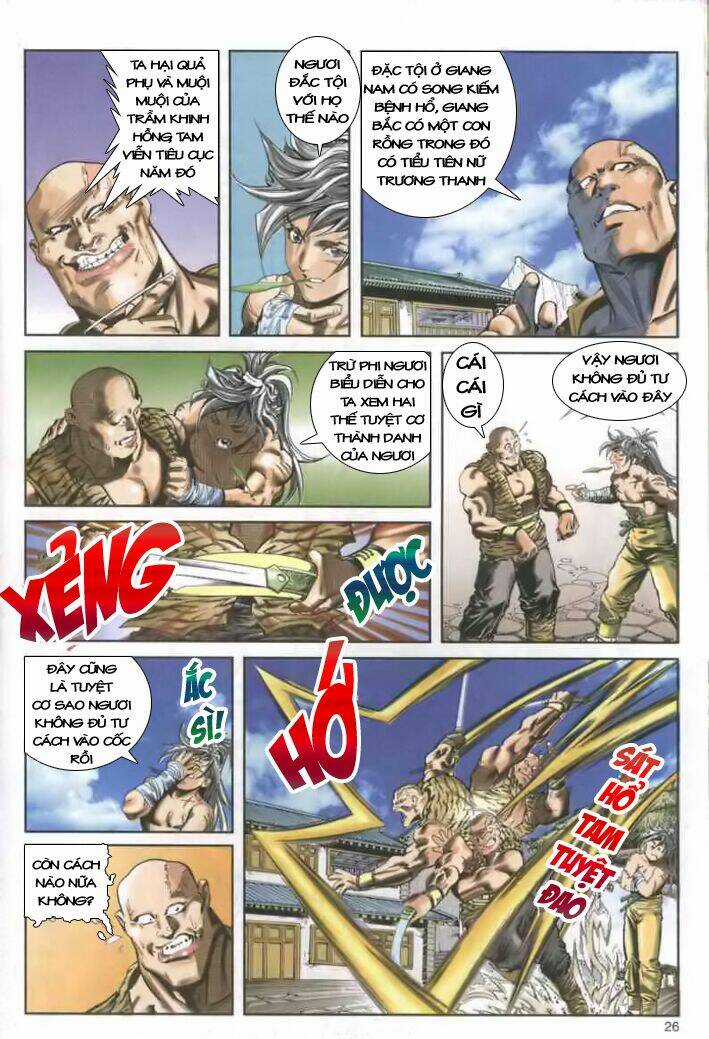 Song Hùng Kỳ Hiệp Chapter 3 trang 25