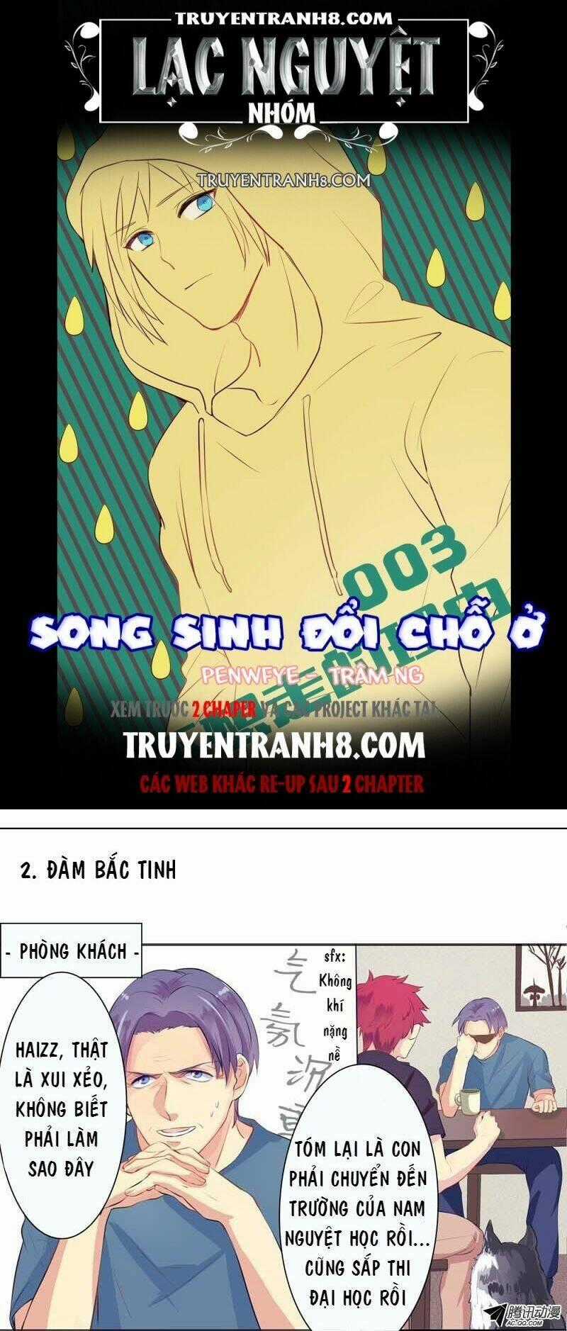 Song Sinh Đổi Chỗ Ở Chapter 2 trang 0