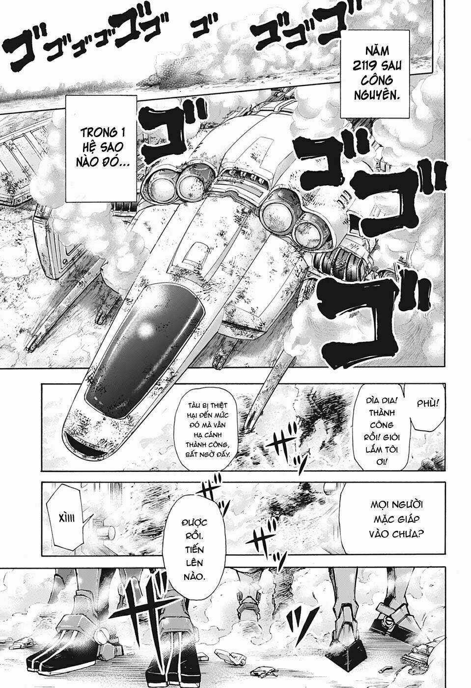 Sống Sót Ngoài Không Gian Chapter 1 trang 5