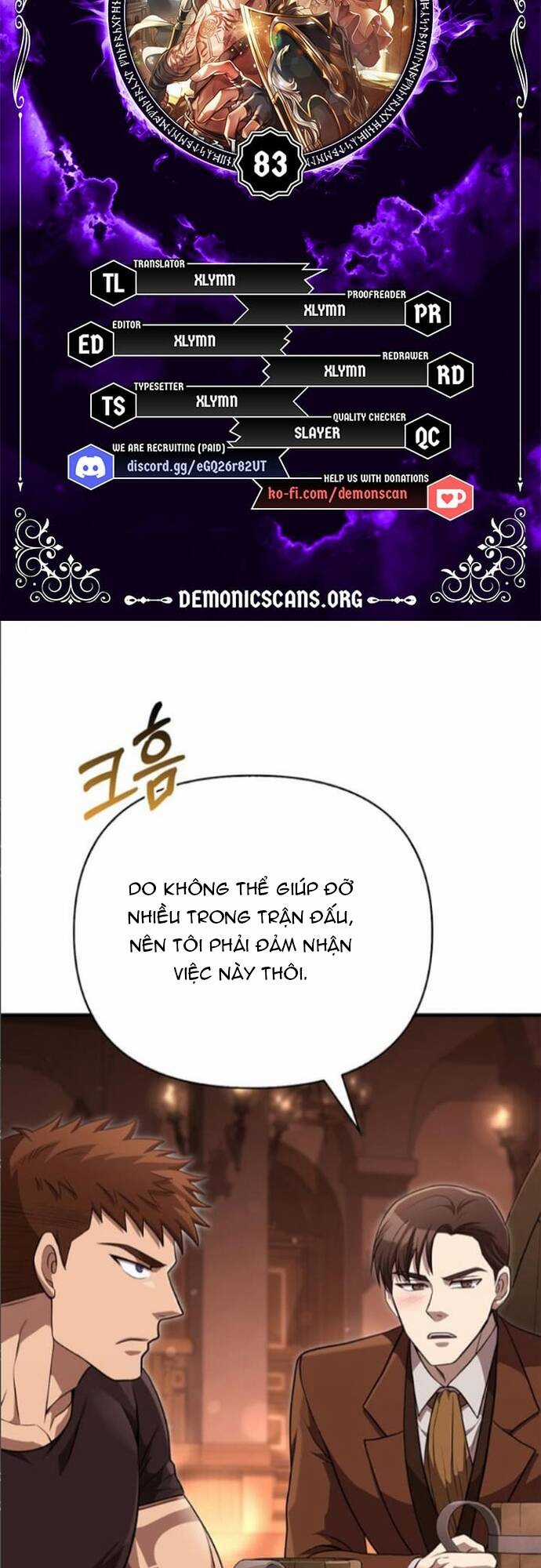 Sống Sót Trong Trò Chơi Với Tư Cách Là Một Cuồng Nhân Chapter 83 trang 3