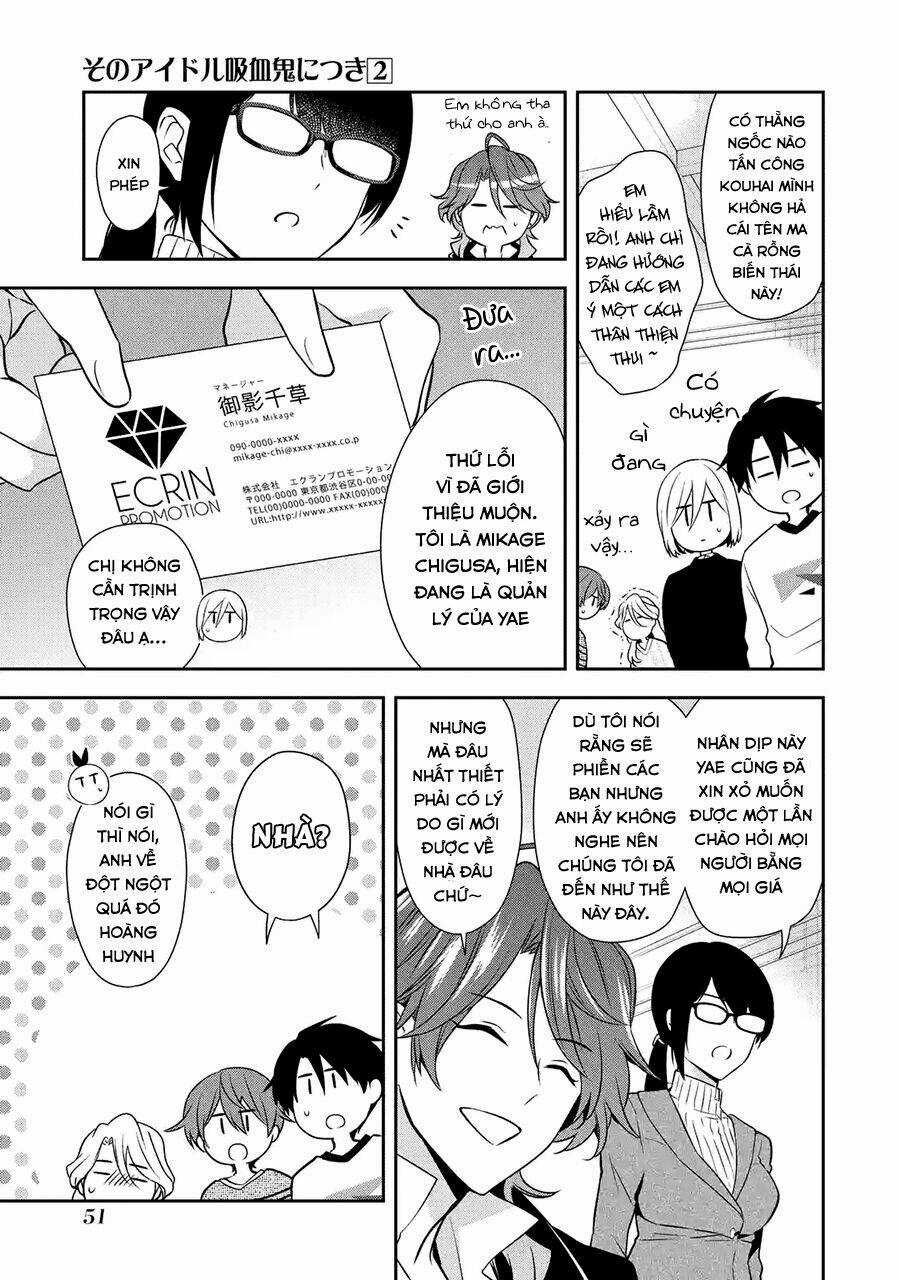 Sono Idol Kyuuketsuki Ni Tsuki Chapter 6 trang 13