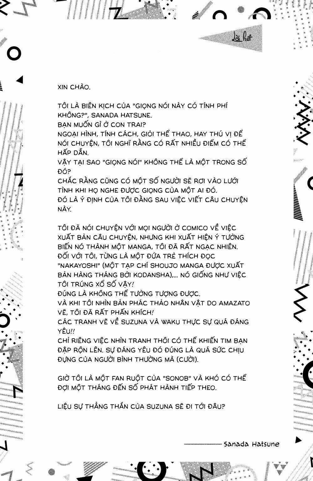 Sono Voice, Yuuryou Desu ka? Chapter 4 trang 39