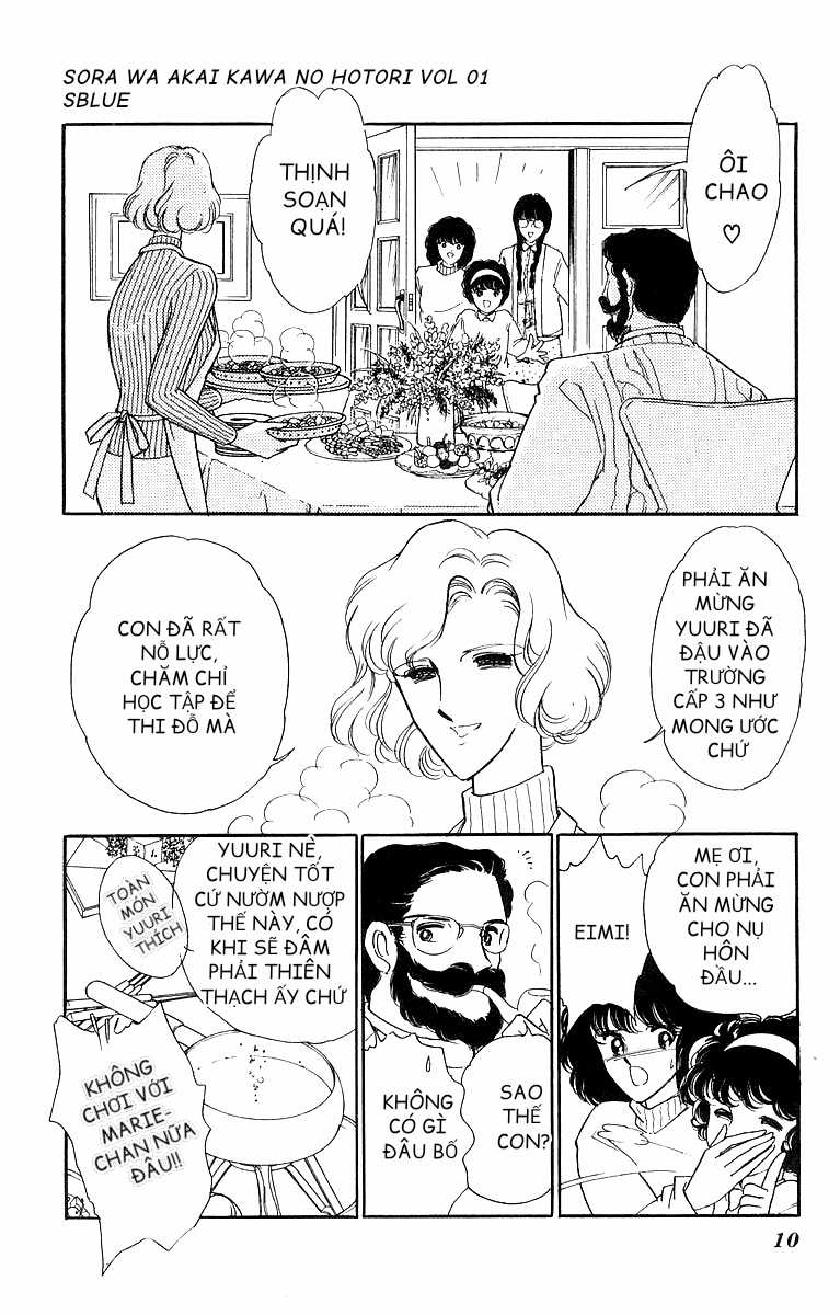 Sora wa Akai Kawa no Hotori - Bầu trời bên bờ sông Đỏ Chapter 1 trang 8