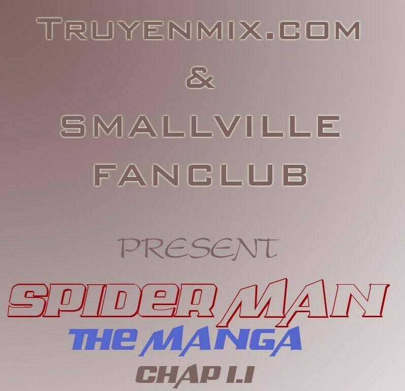 Spider Man - The Manga Chapter 1.1 trang 0