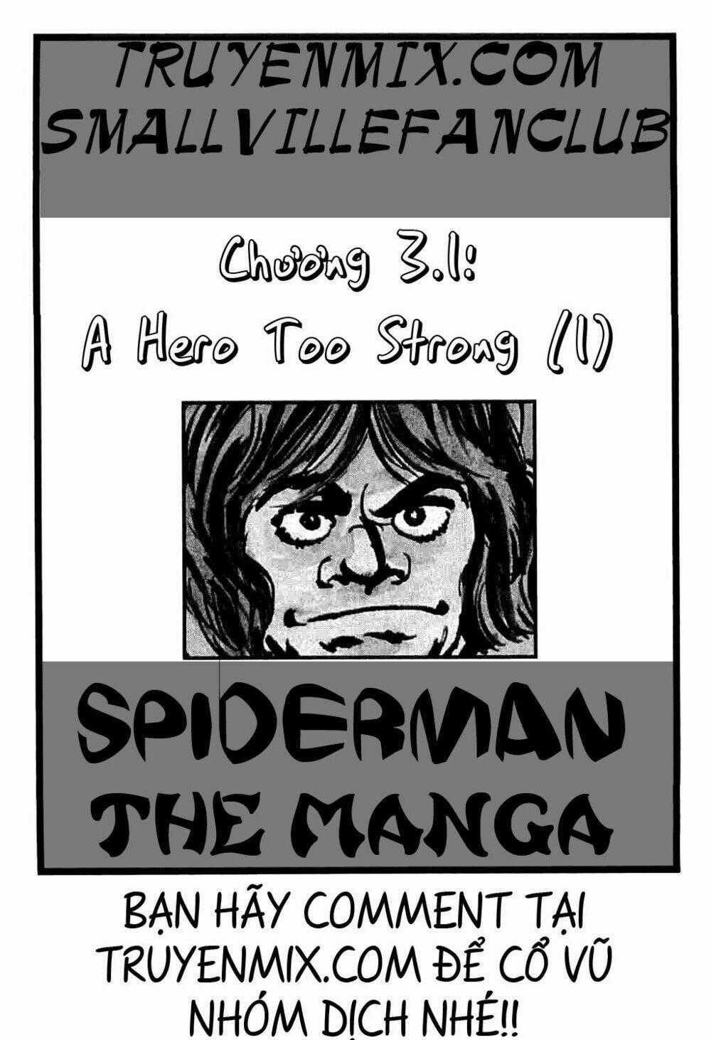 Spider Man - The Manga Chapter 3.1 trang 0