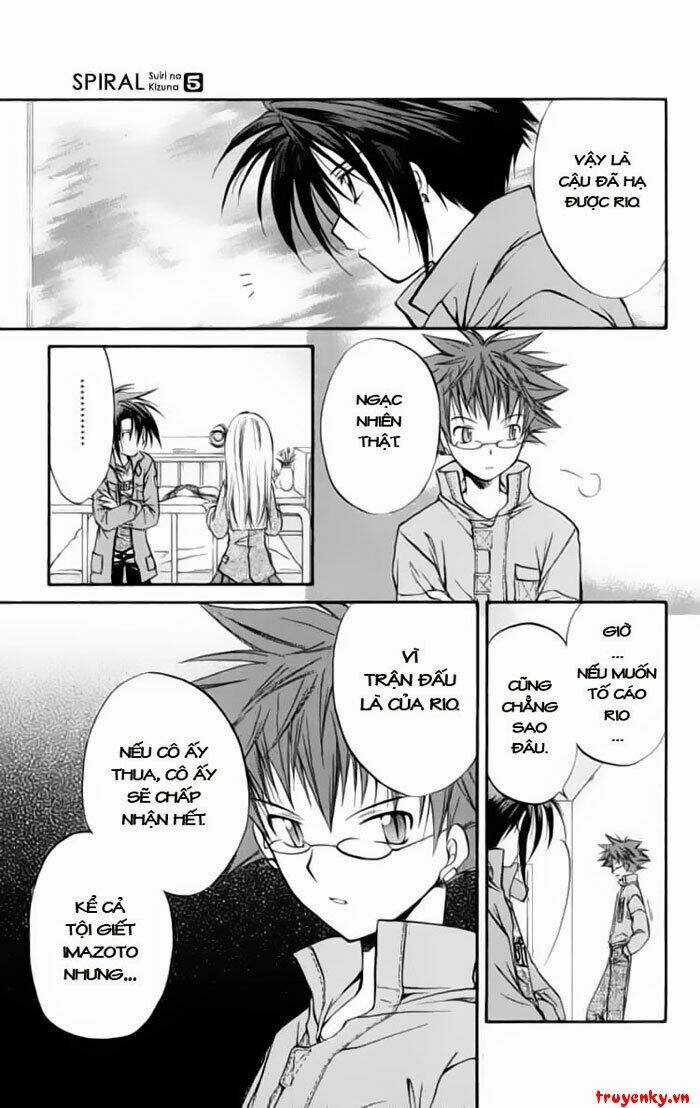 Spiral: Suiri No Kizuna Chapter 21 trang 18