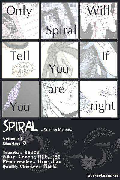 Spiral: Suiri No Kizuna Chapter 3 trang 21