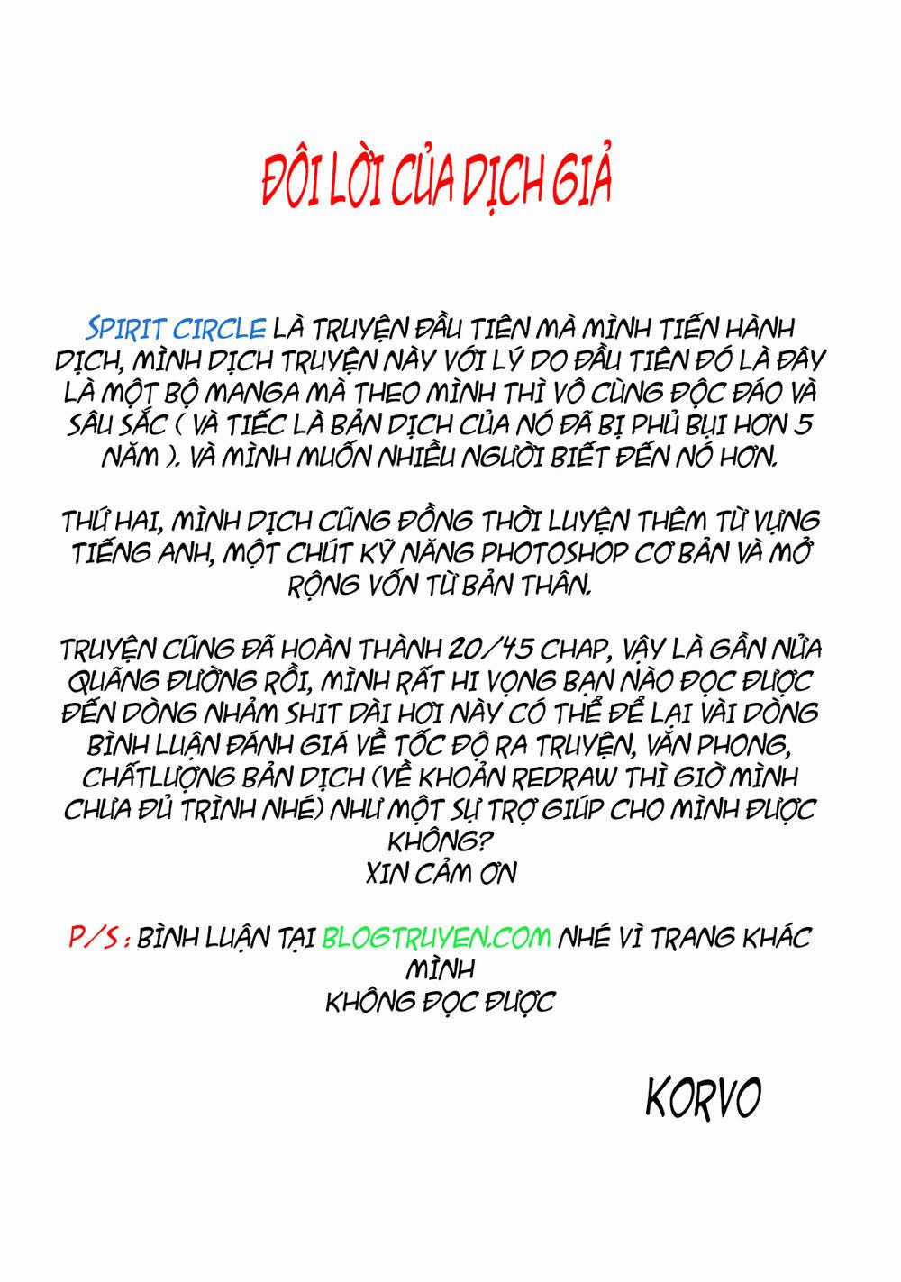 Spirit Circle Chapter 20 trang 27