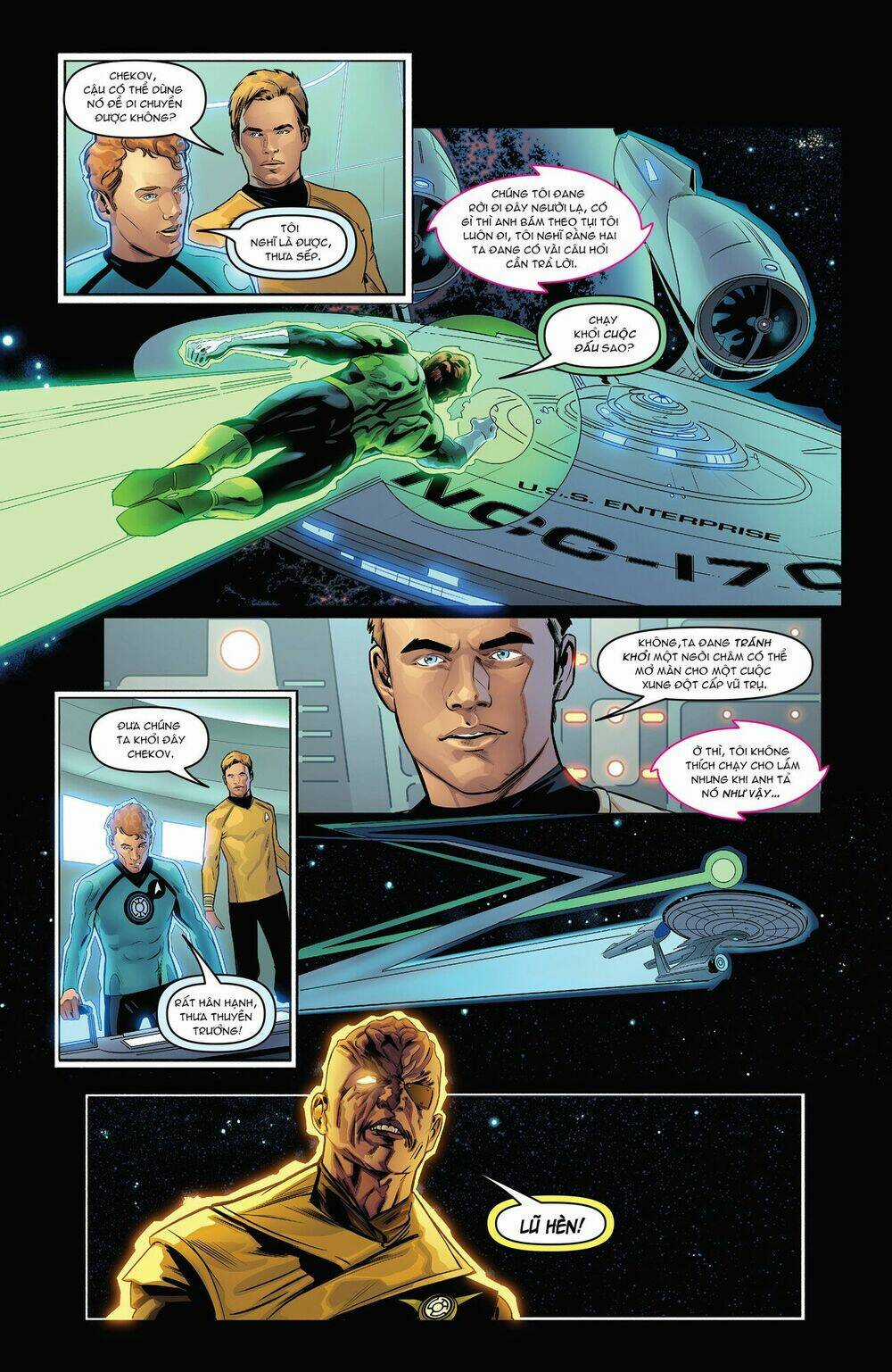Star Trek/Green Lantern: The Spectrum War Chapter 2 trang 12