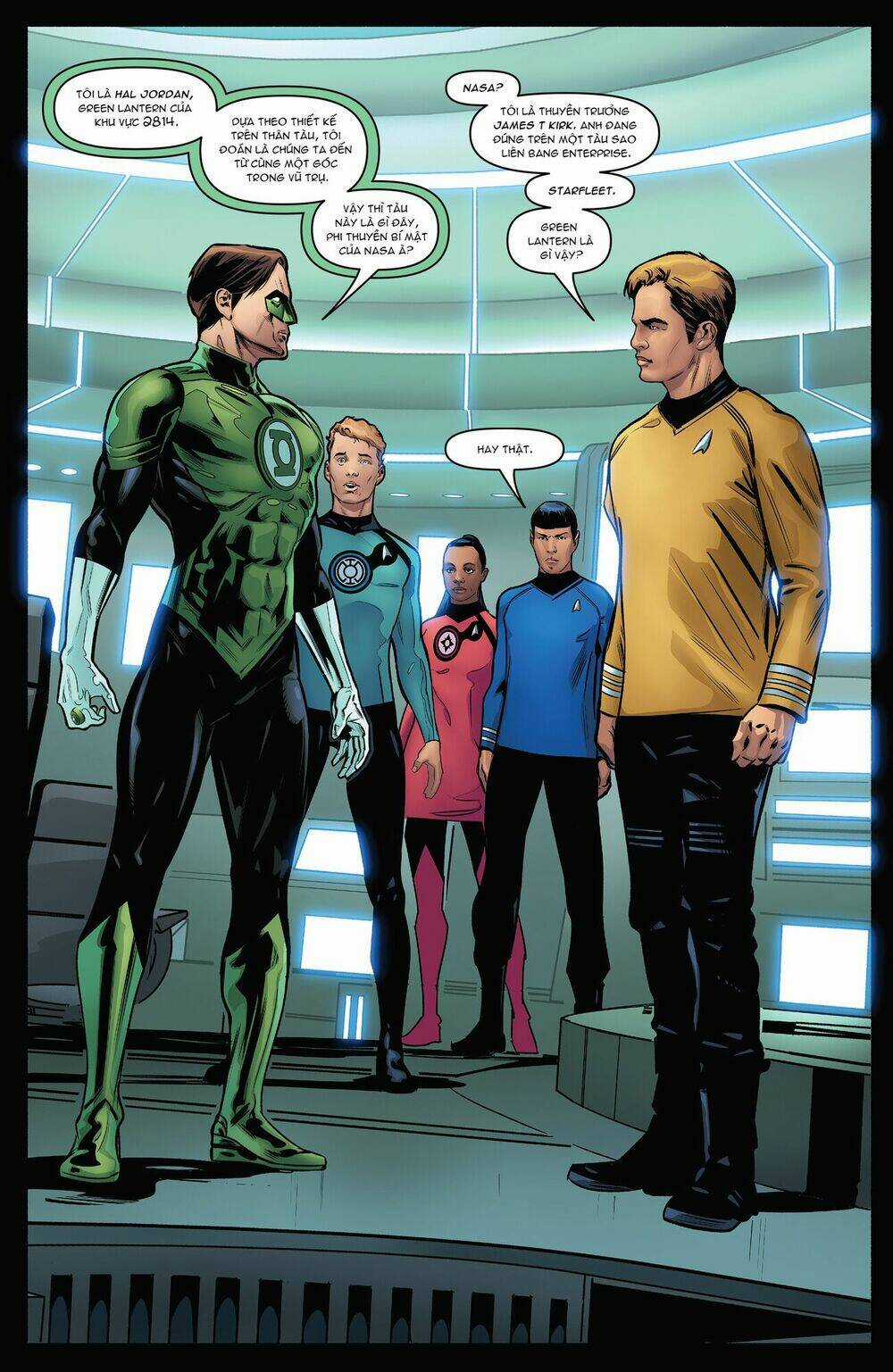 Star Trek/Green Lantern: The Spectrum War Chapter 2 trang 16