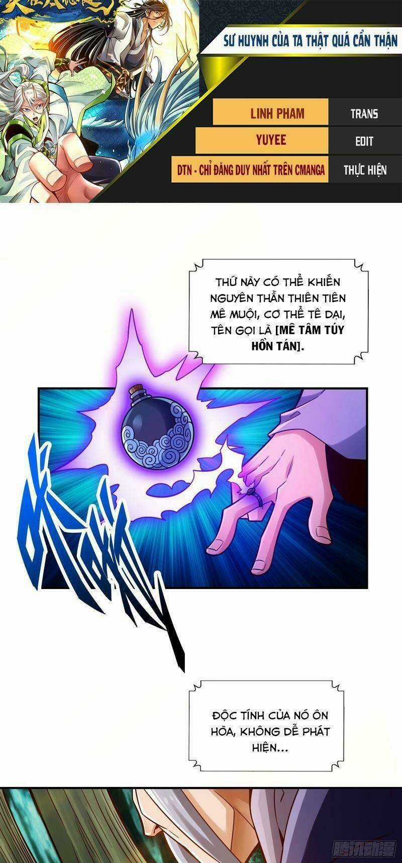 Sư Huynh Của Ta Quá Cẩn Thận Rồi Chapter 114 trang 0
