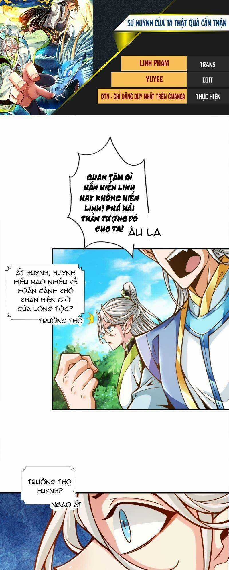 Sư Huynh Của Ta Quá Cẩn Thận Rồi Chapter 138 trang 0