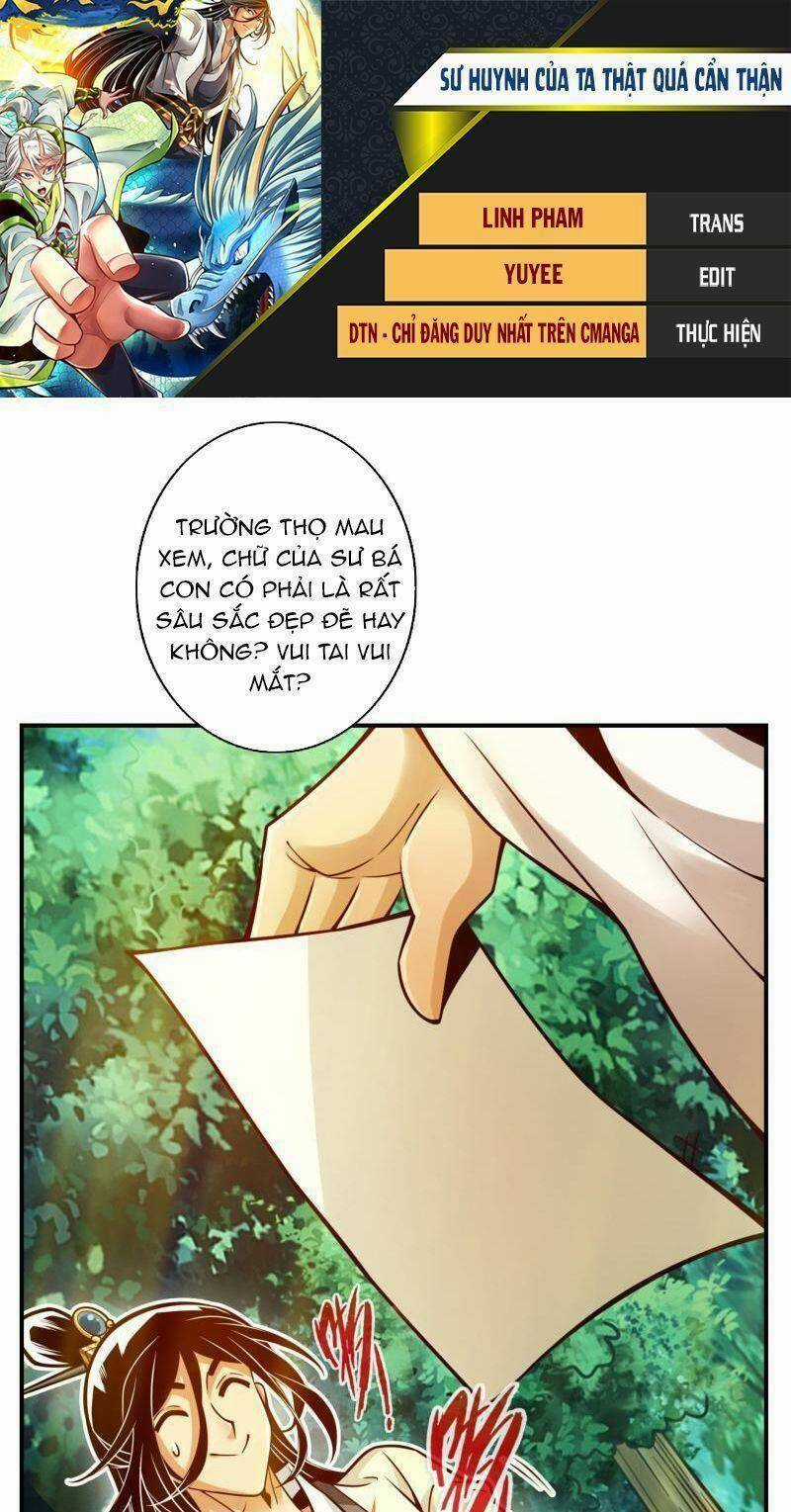 Sư Huynh Của Ta Quá Cẩn Thận Rồi Chapter 141 trang 0